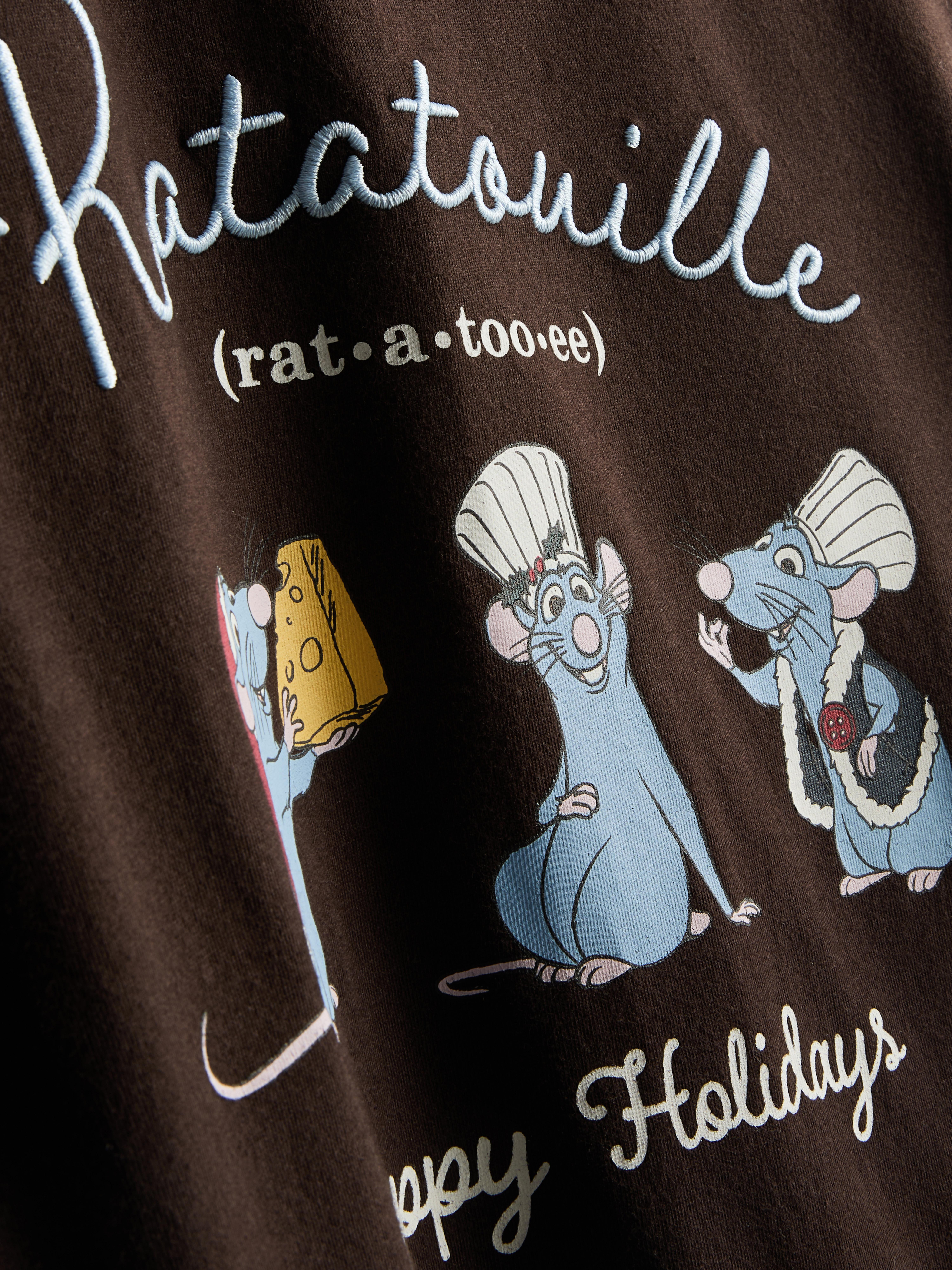 Disney's Ratatouille Christmas Pure Cotton Graphic Pajama Top