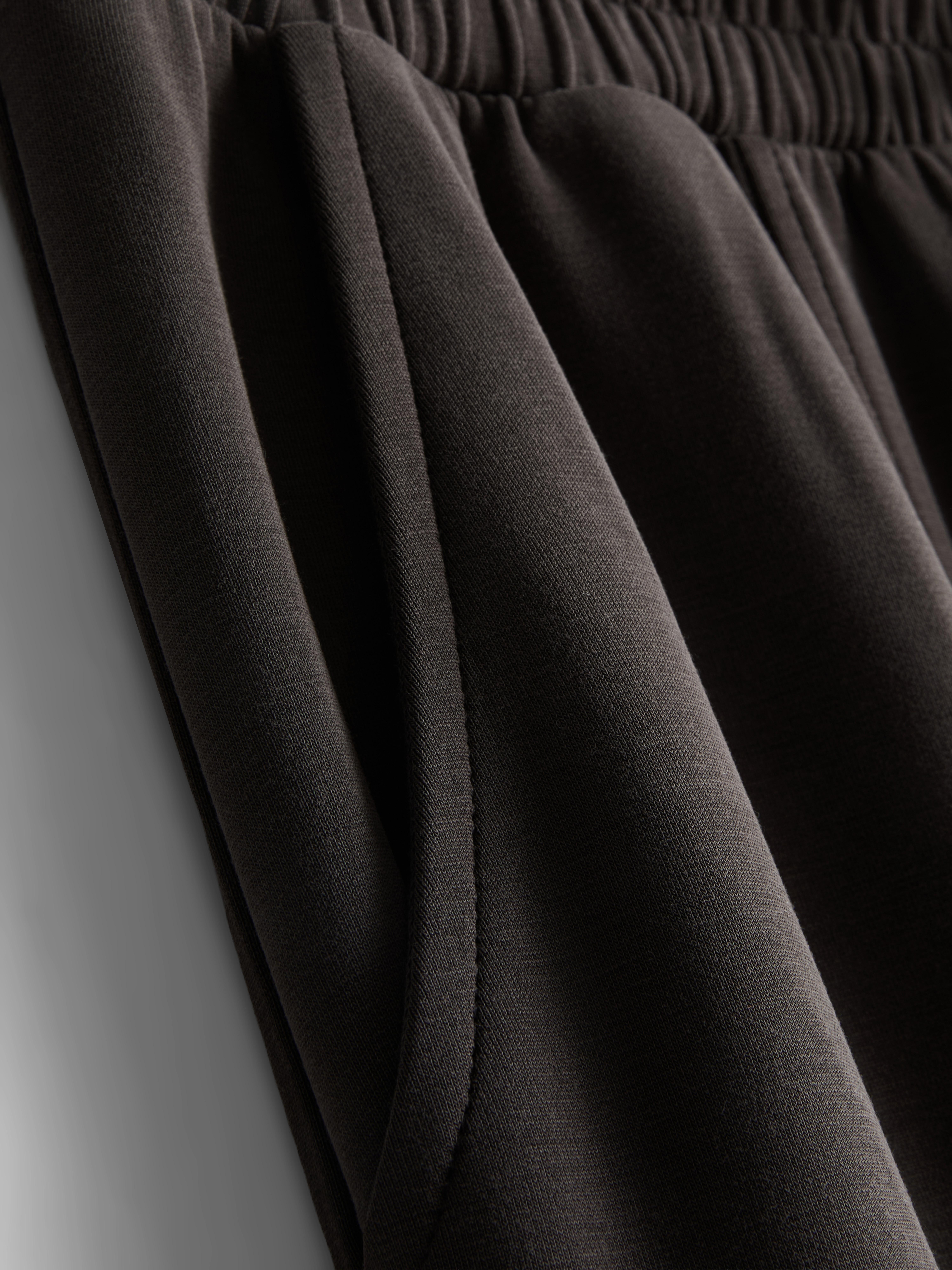 Modal Blend Seam Detail Wide Leg Joggers