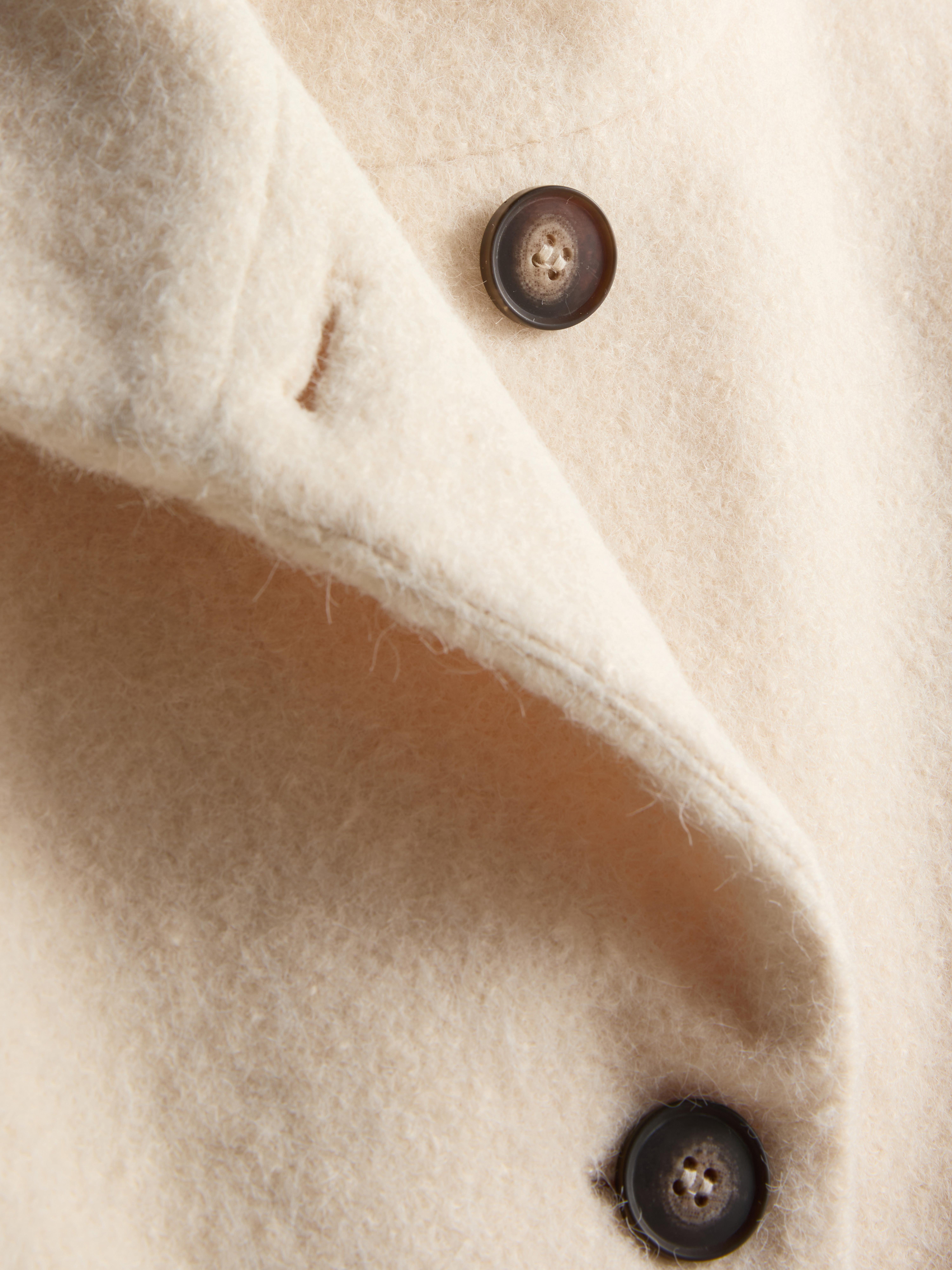 Brushed High-Neck Jacket
