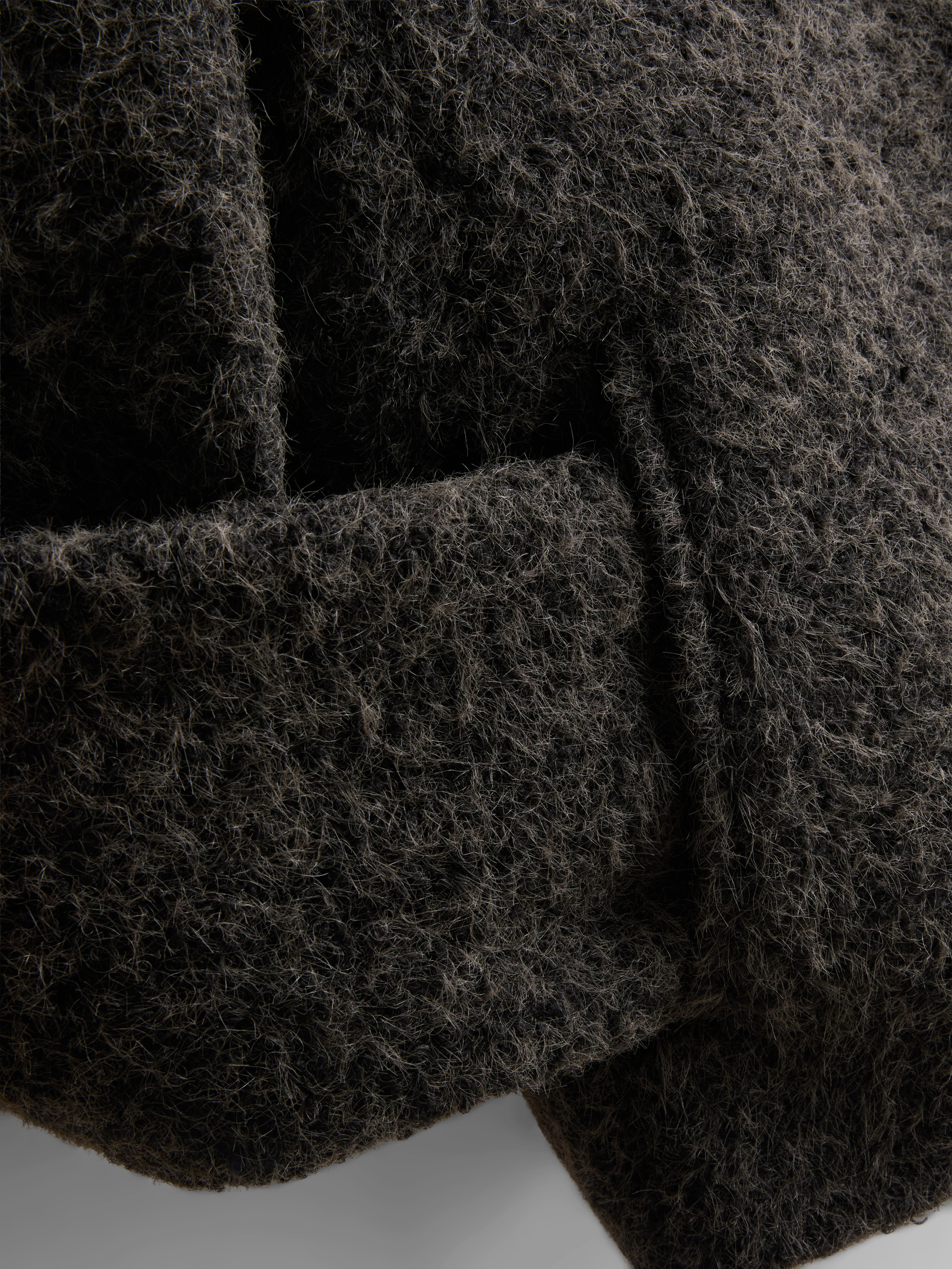 Womens Charcoal Brushed High Neck Jacket | Primark