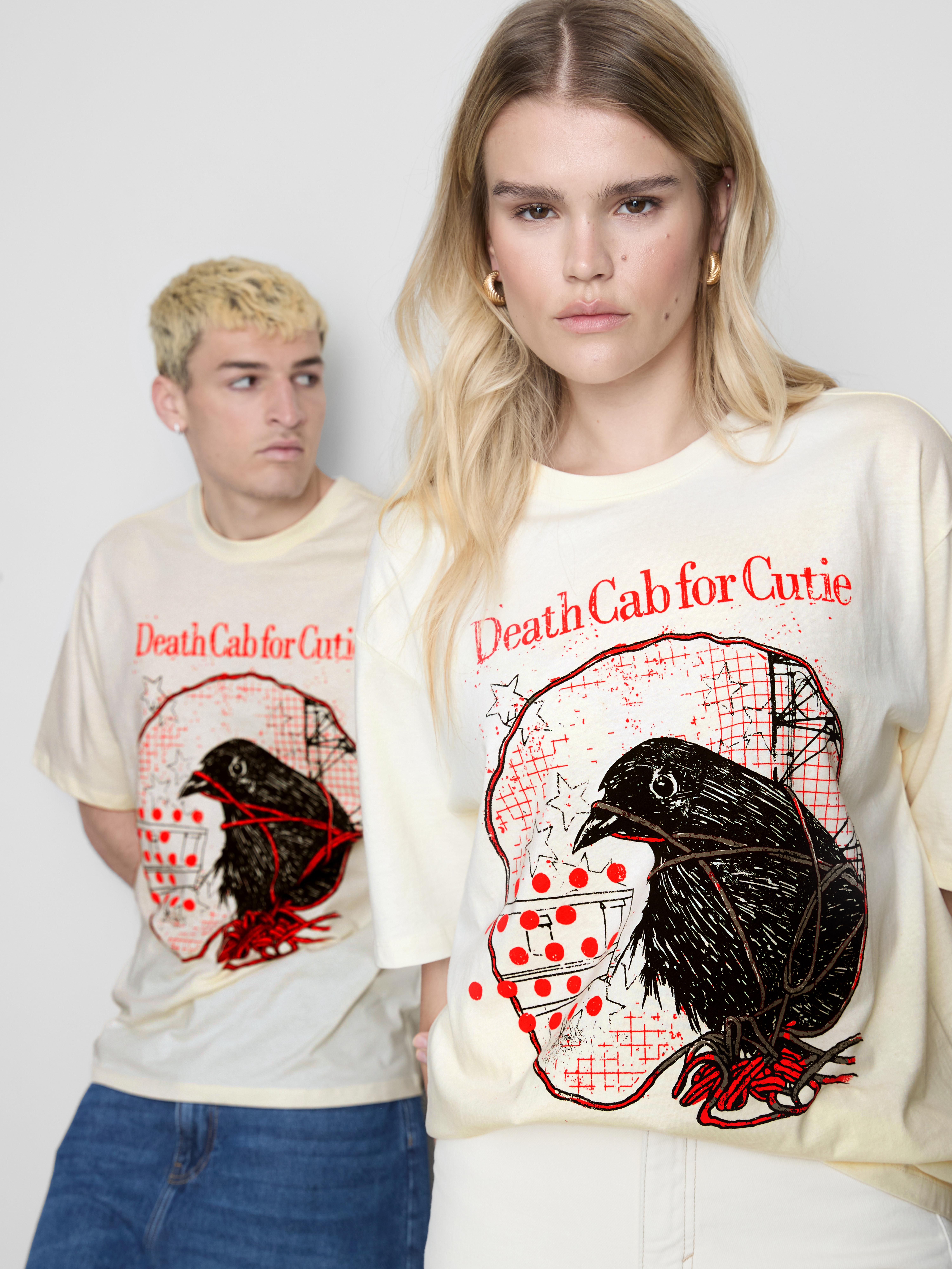T-shirt met print Death Cab for Cutie