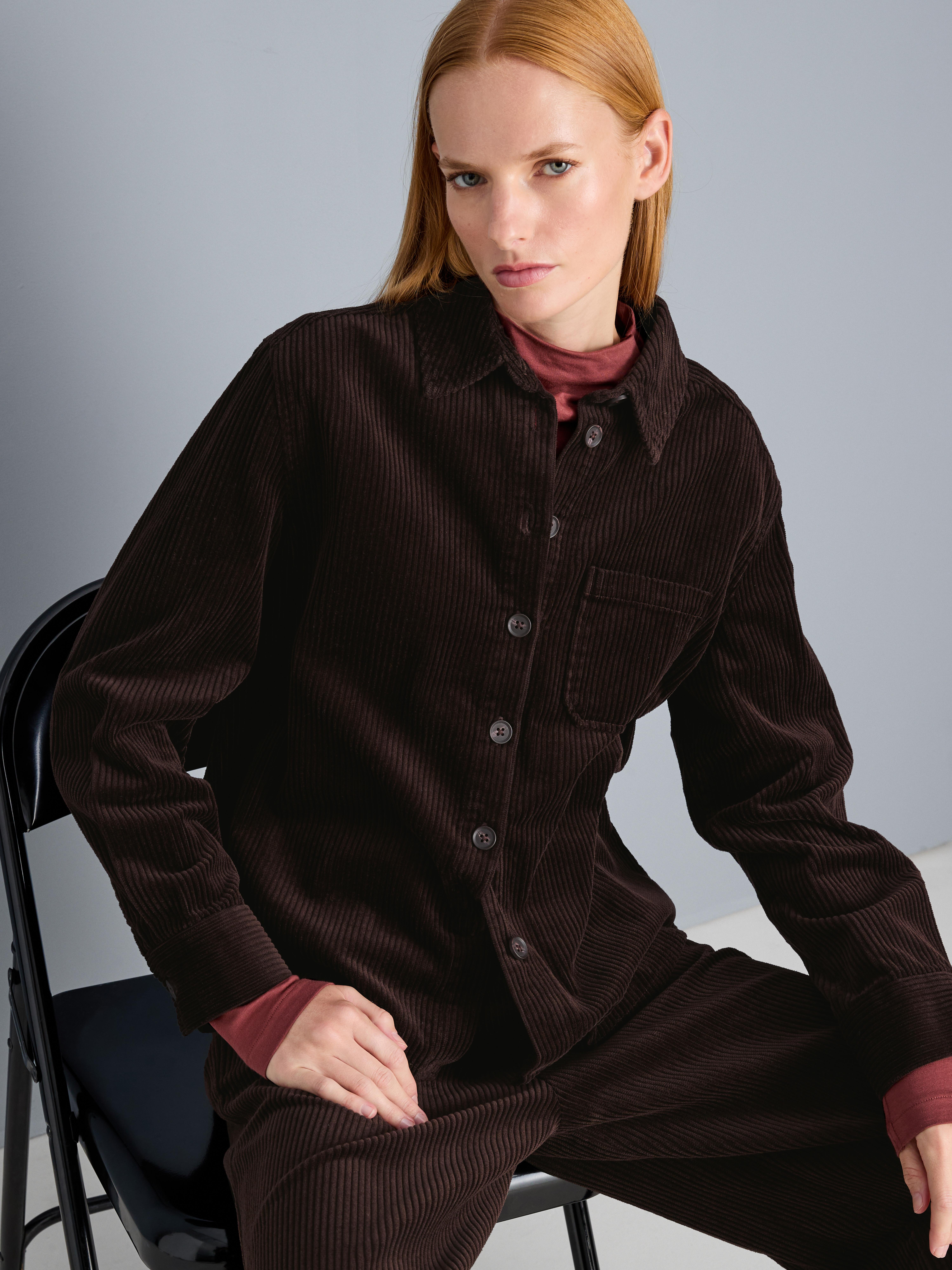 Pure Cotton Corduroy Shirt