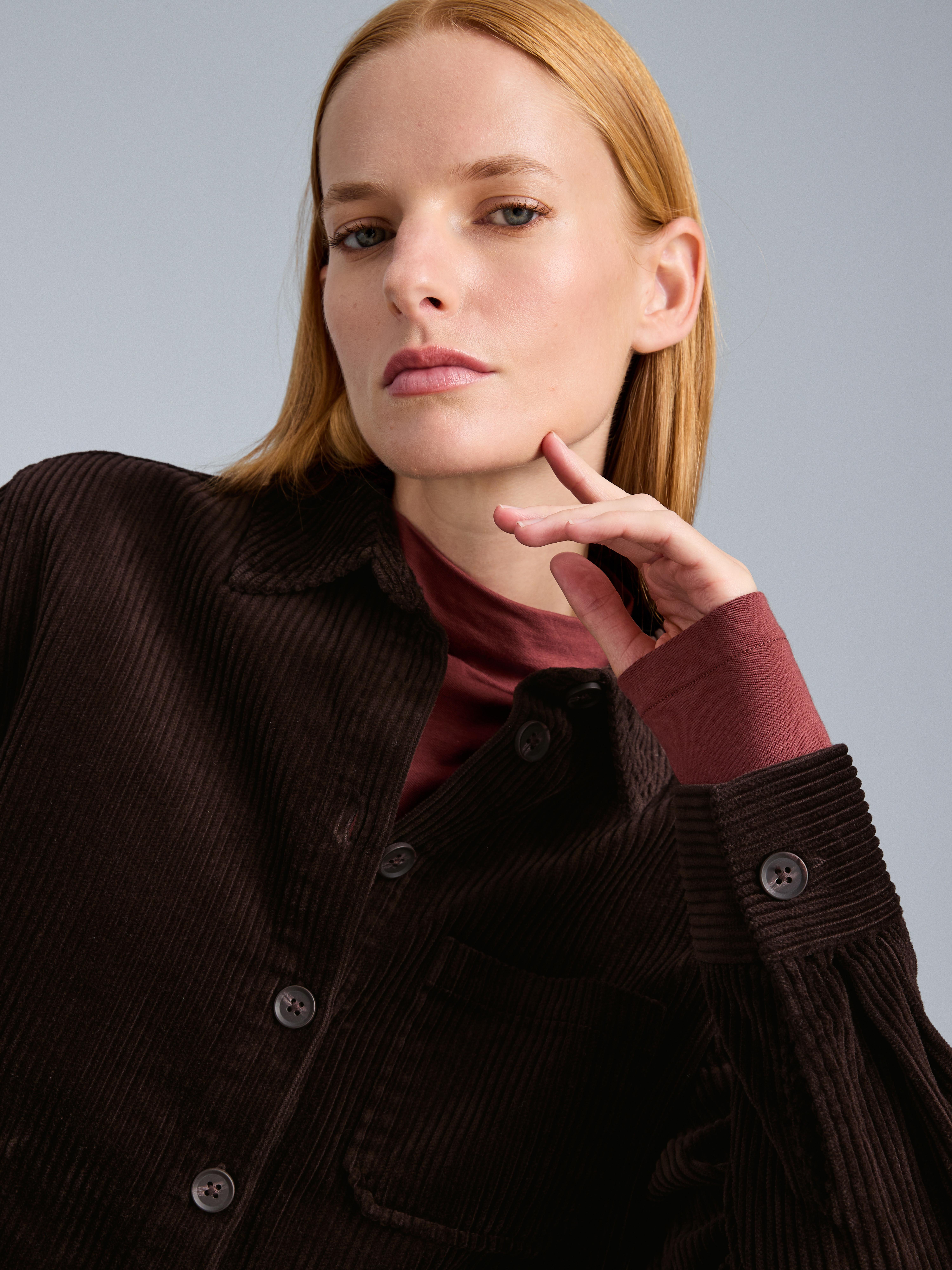 Pure Cotton Corduroy Shirt