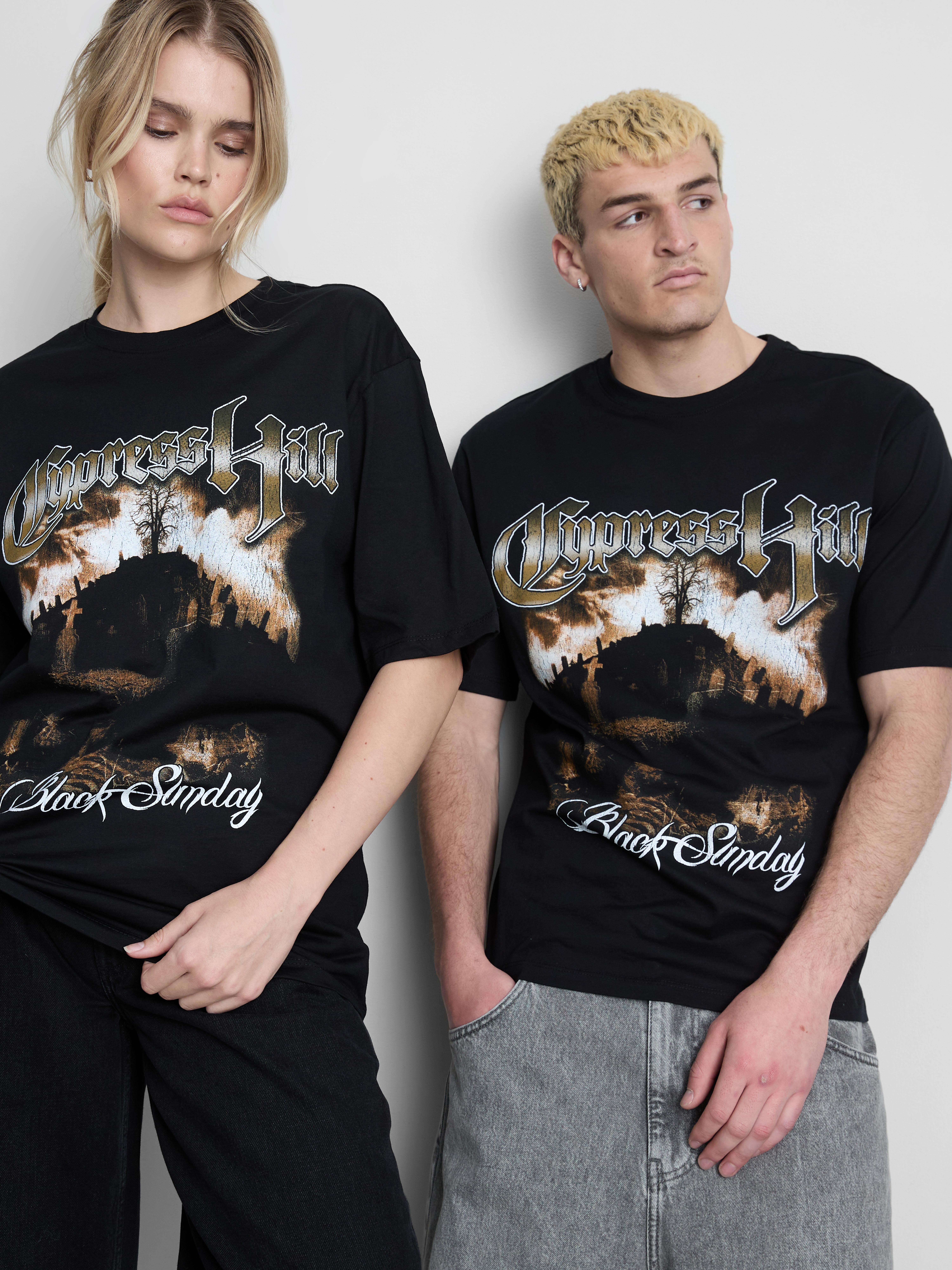 Women's Black Cypress Hill Graphic T-Shirt | Penneys