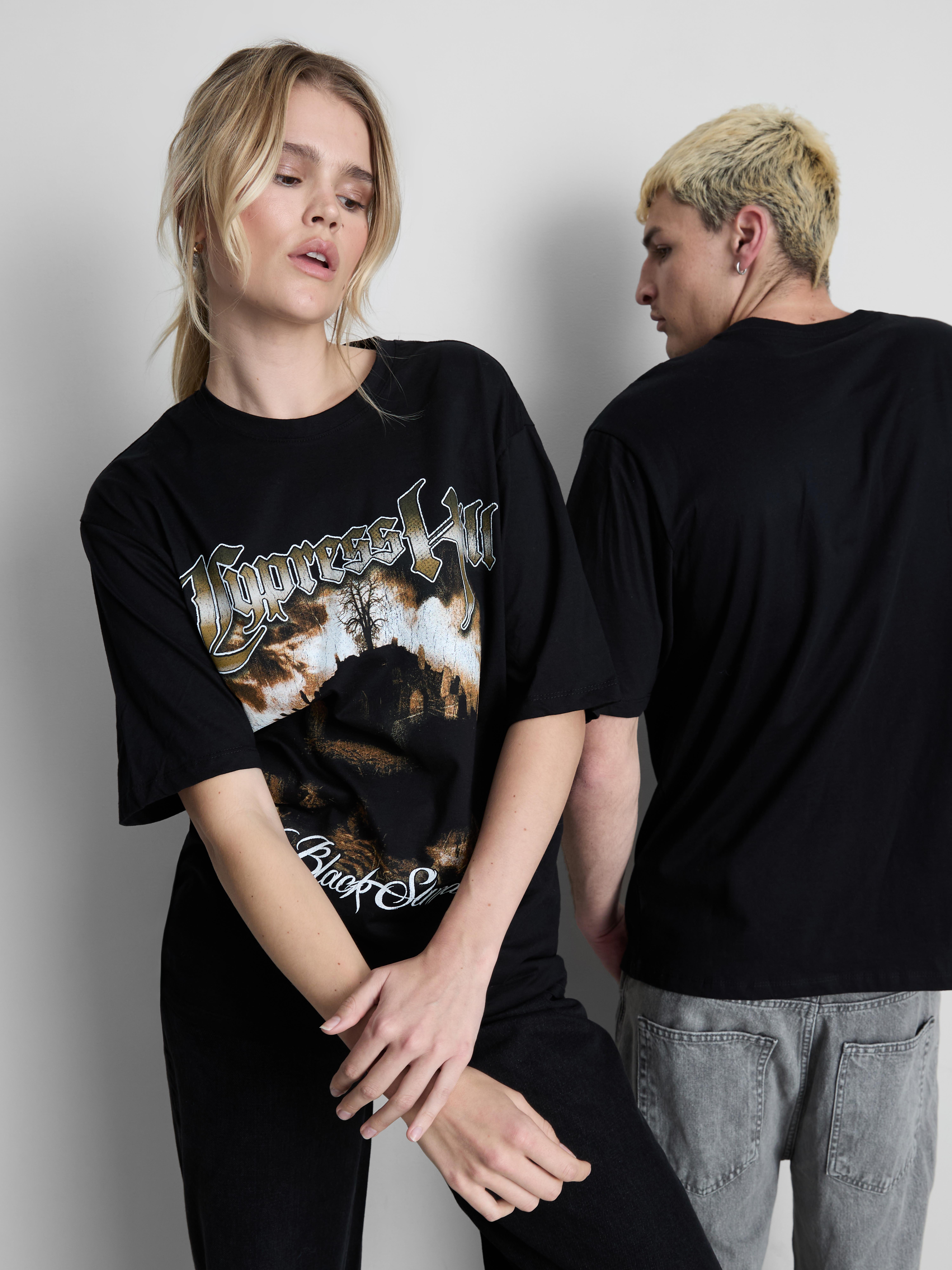 Women's Black Cypress Hill Graphic T-Shirt | Penneys