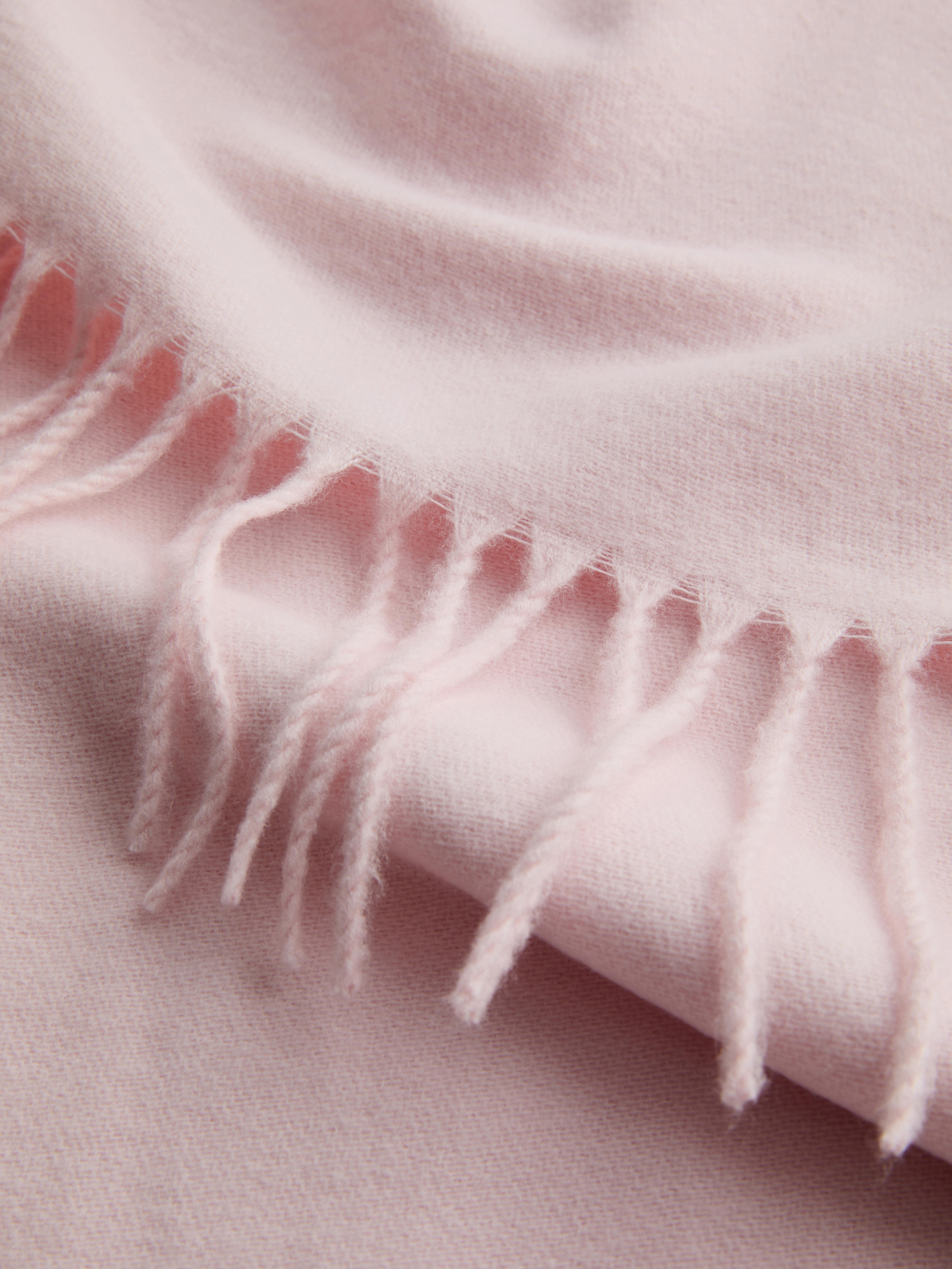 Initial Fringed Scarf