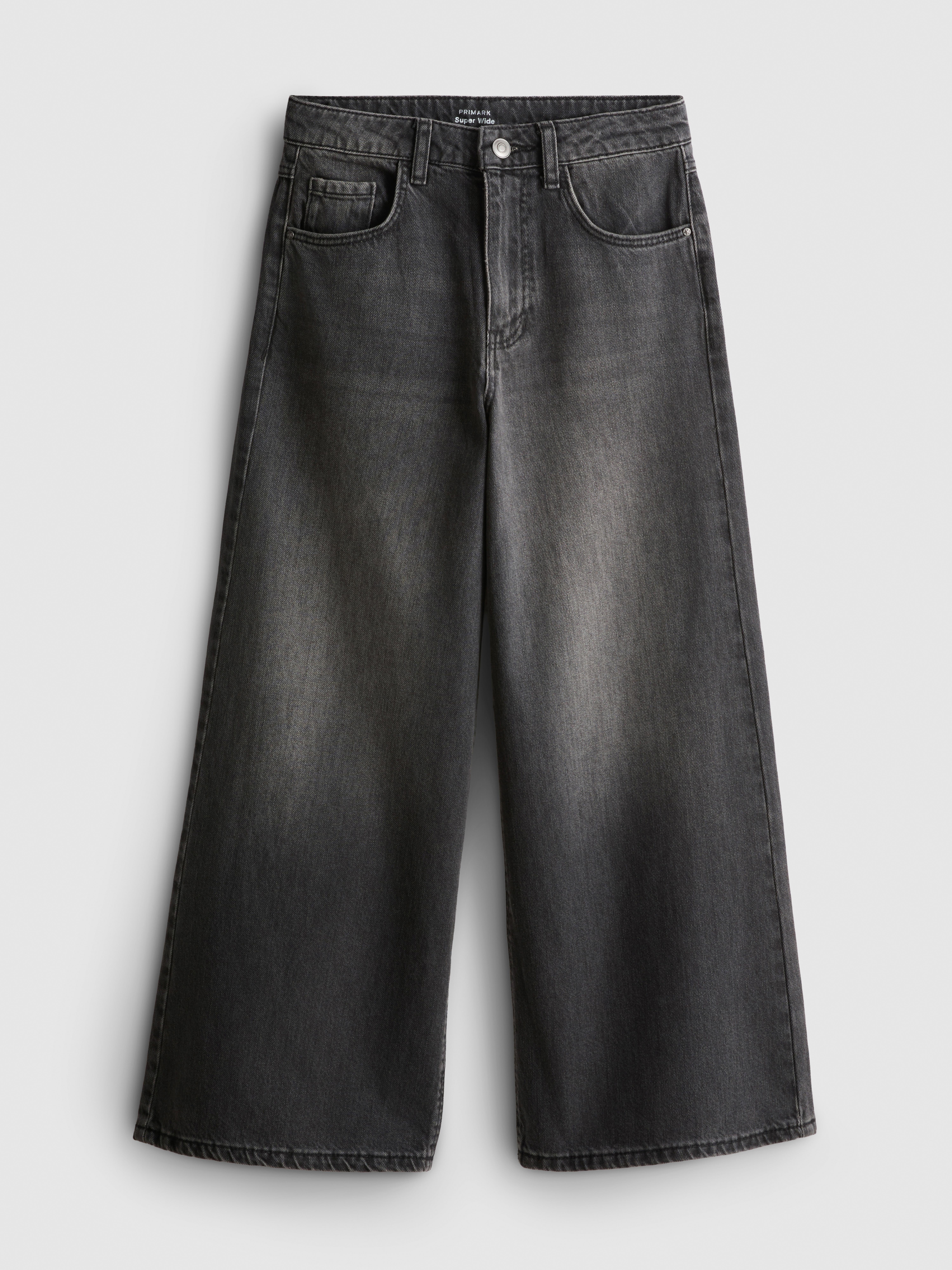 7-15yrs | Pure Cotton Rhinestone Wide Leg Jeans