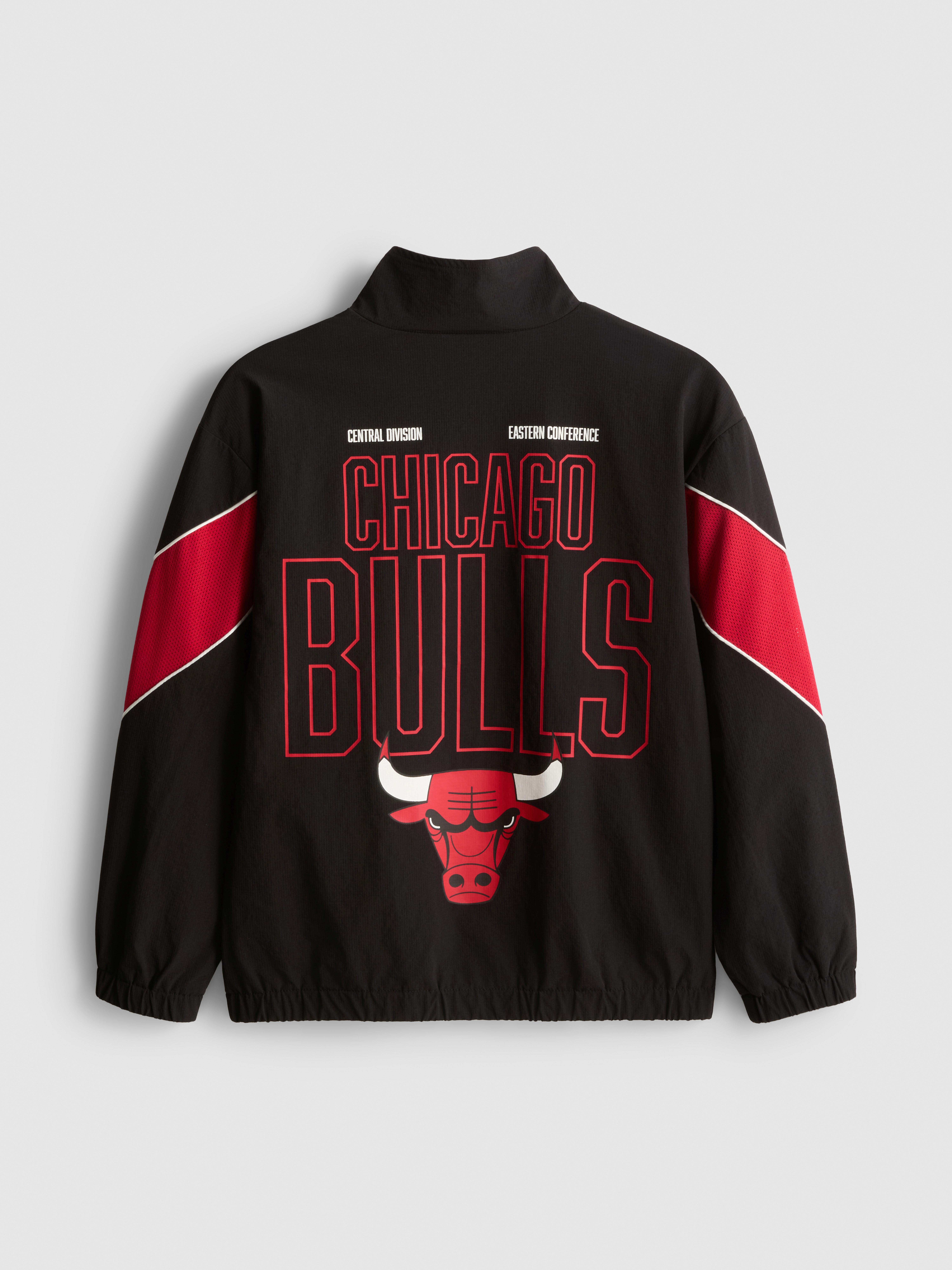 7-15yrs | NBA Chicago Bulls Funnel Neck Zip-Up Sweatshirt