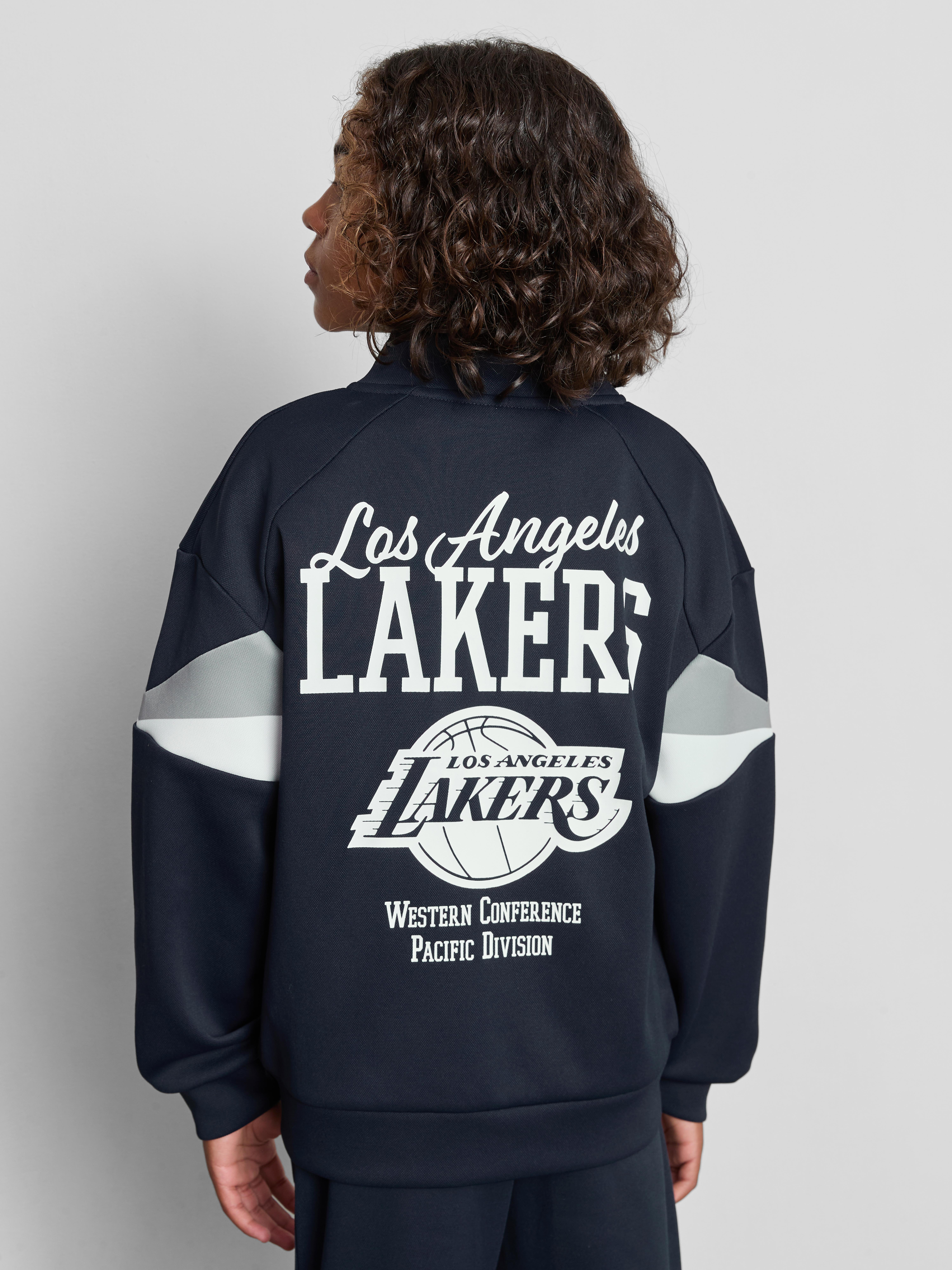 7–15 Jahre | „NBA Los Angeles Lakers“ Sweatshirt mit Reißverschluss