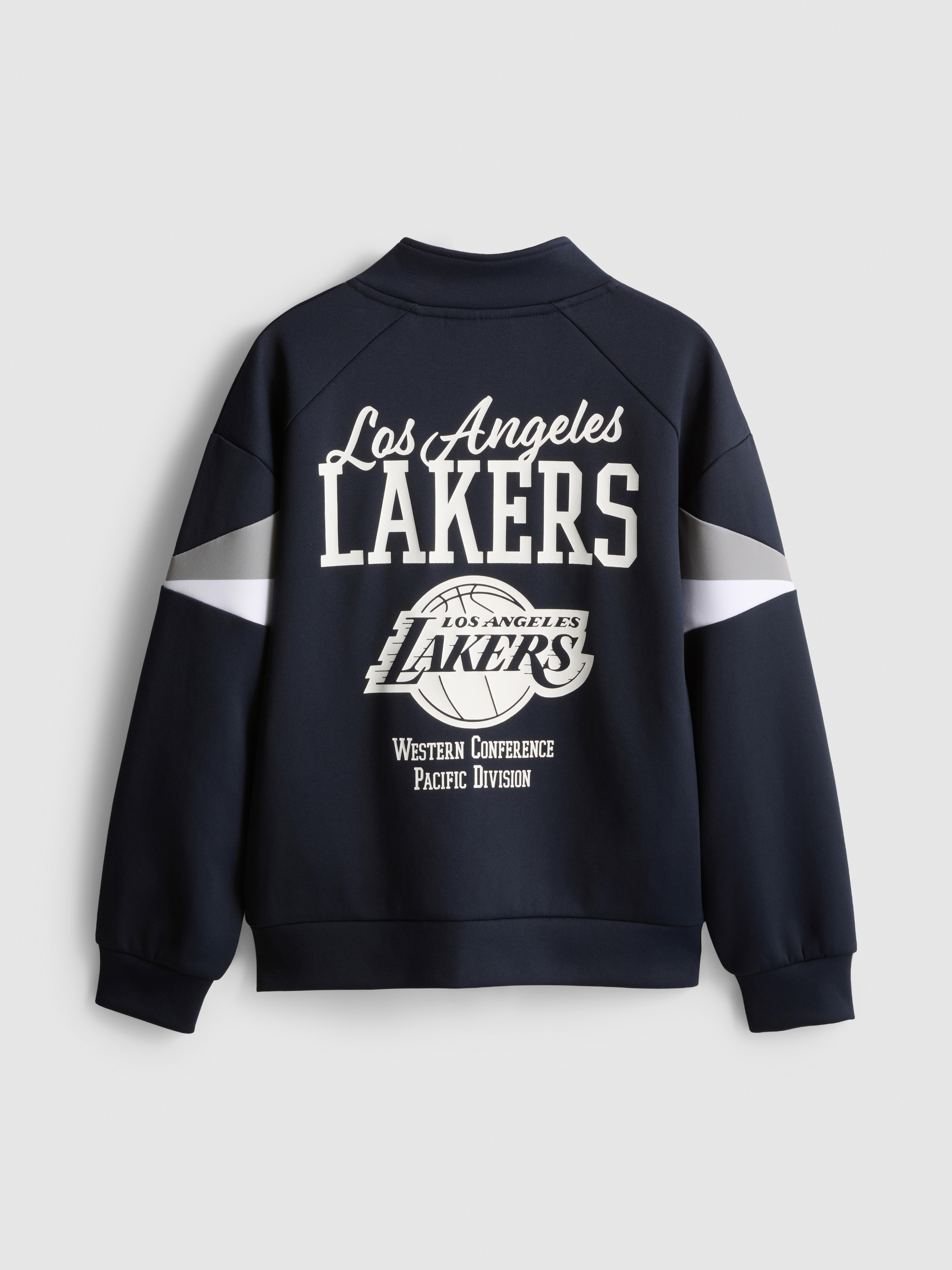 7–15 Jahre | „NBA Los Angeles Lakers“ Sweatshirt mit Reißverschluss