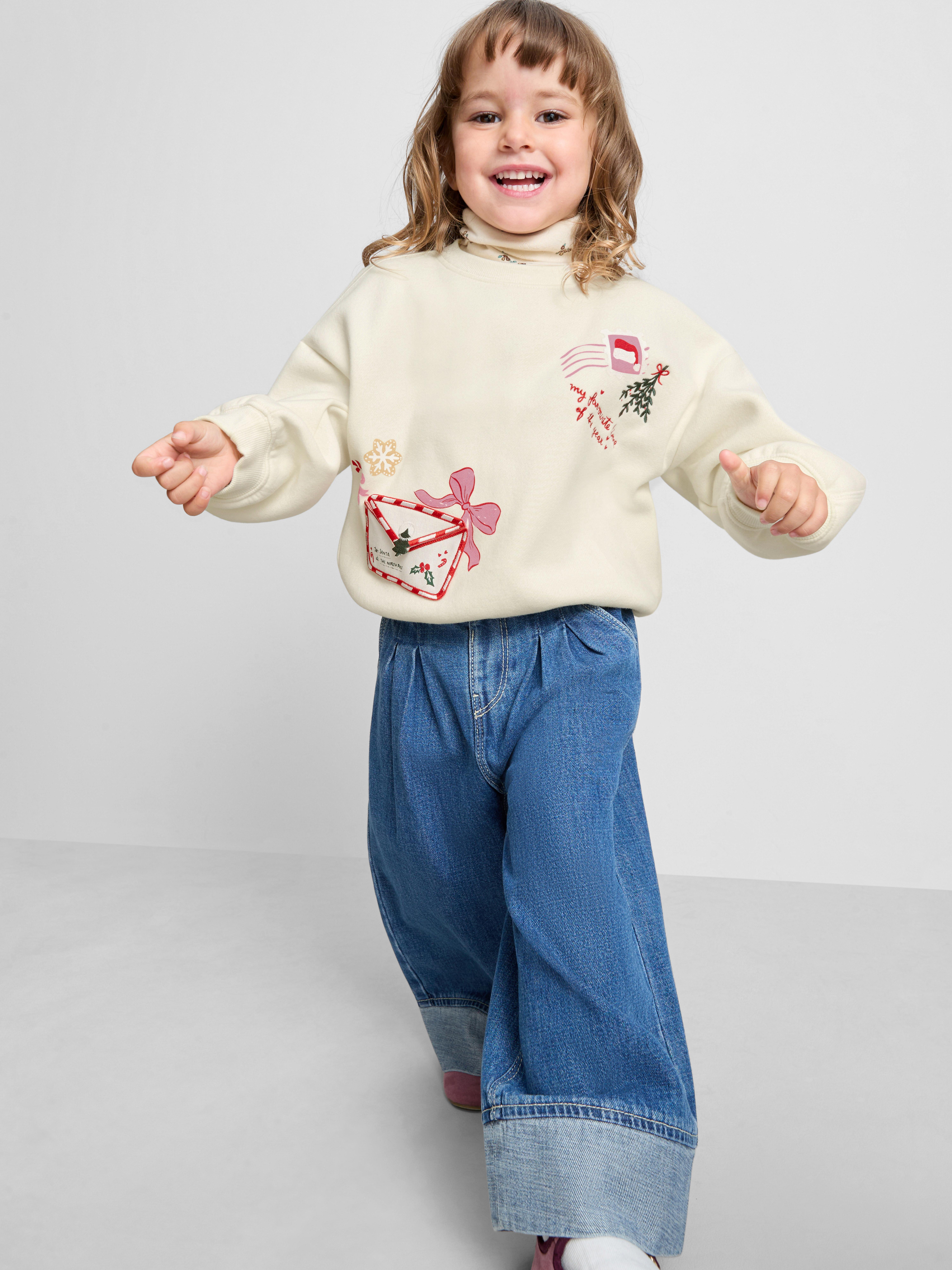 1-9yrs | Cotton-Rich Santa Letter Sweatshirt
