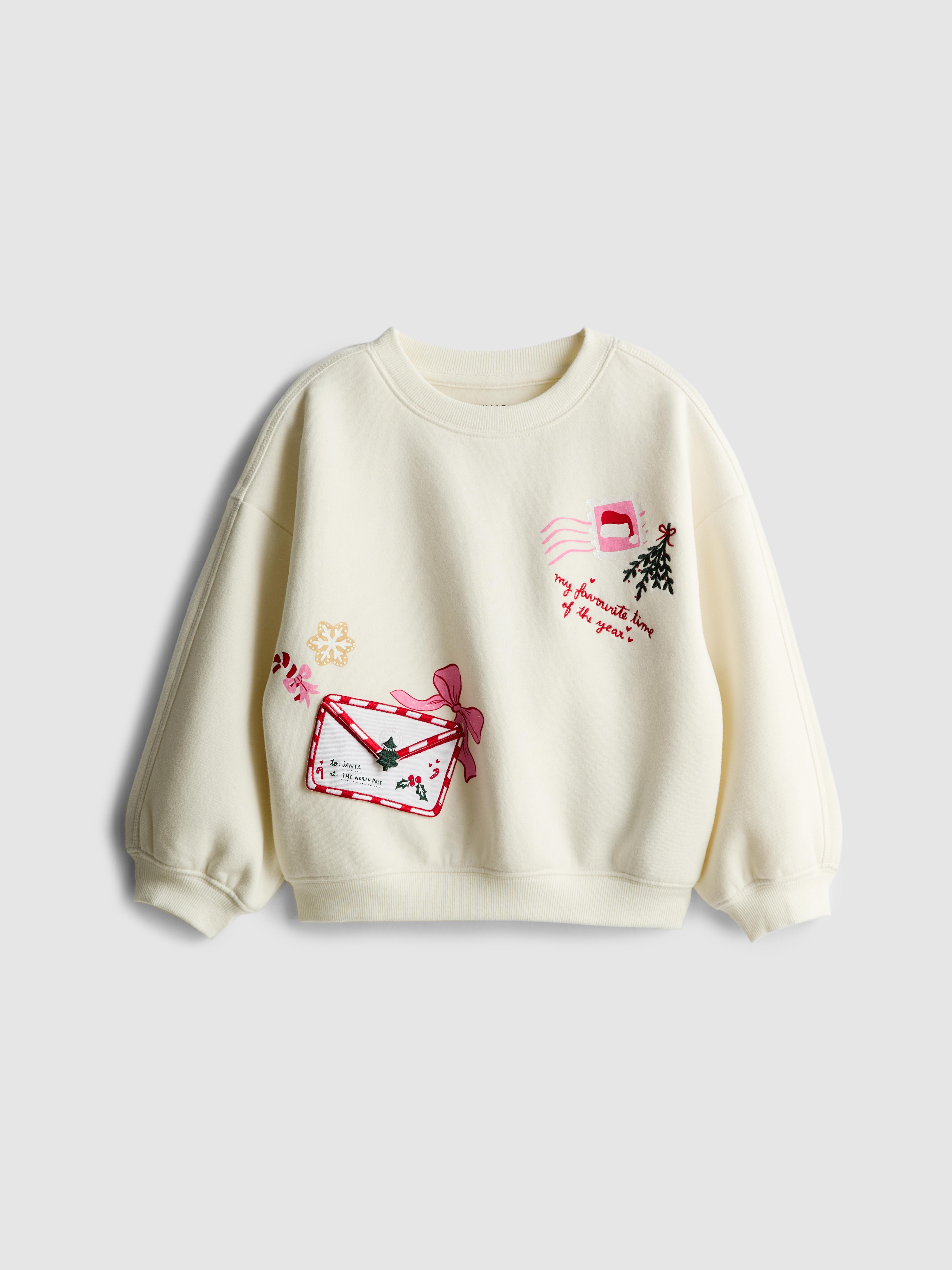 1-9yrs | Cotton-Rich Santa Letter Sweatshirt