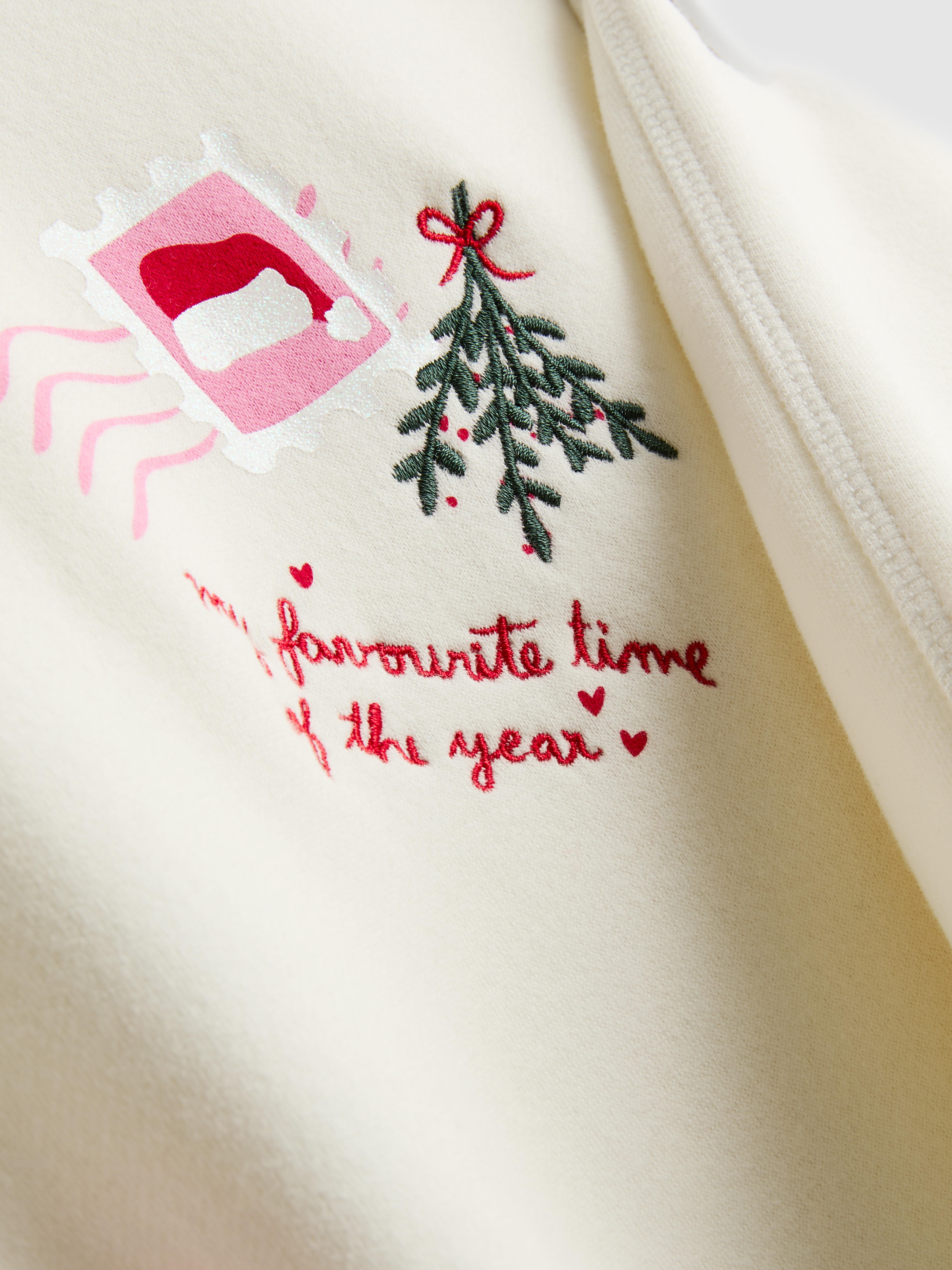 1-9yrs | Cotton-Rich Santa Letter Sweatshirt