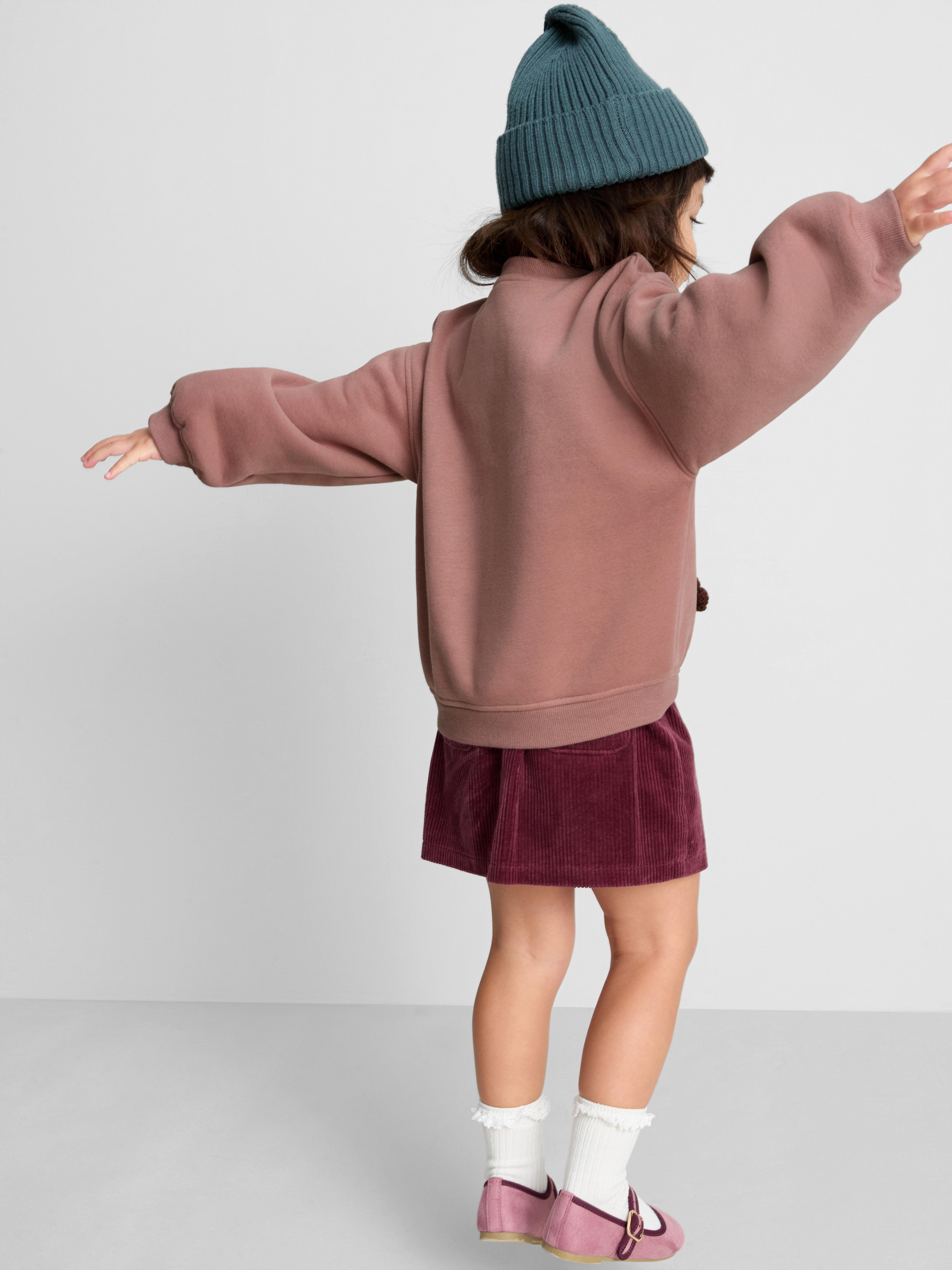 1-9yrs | Cotton-Rich Crochet Sweatshirt