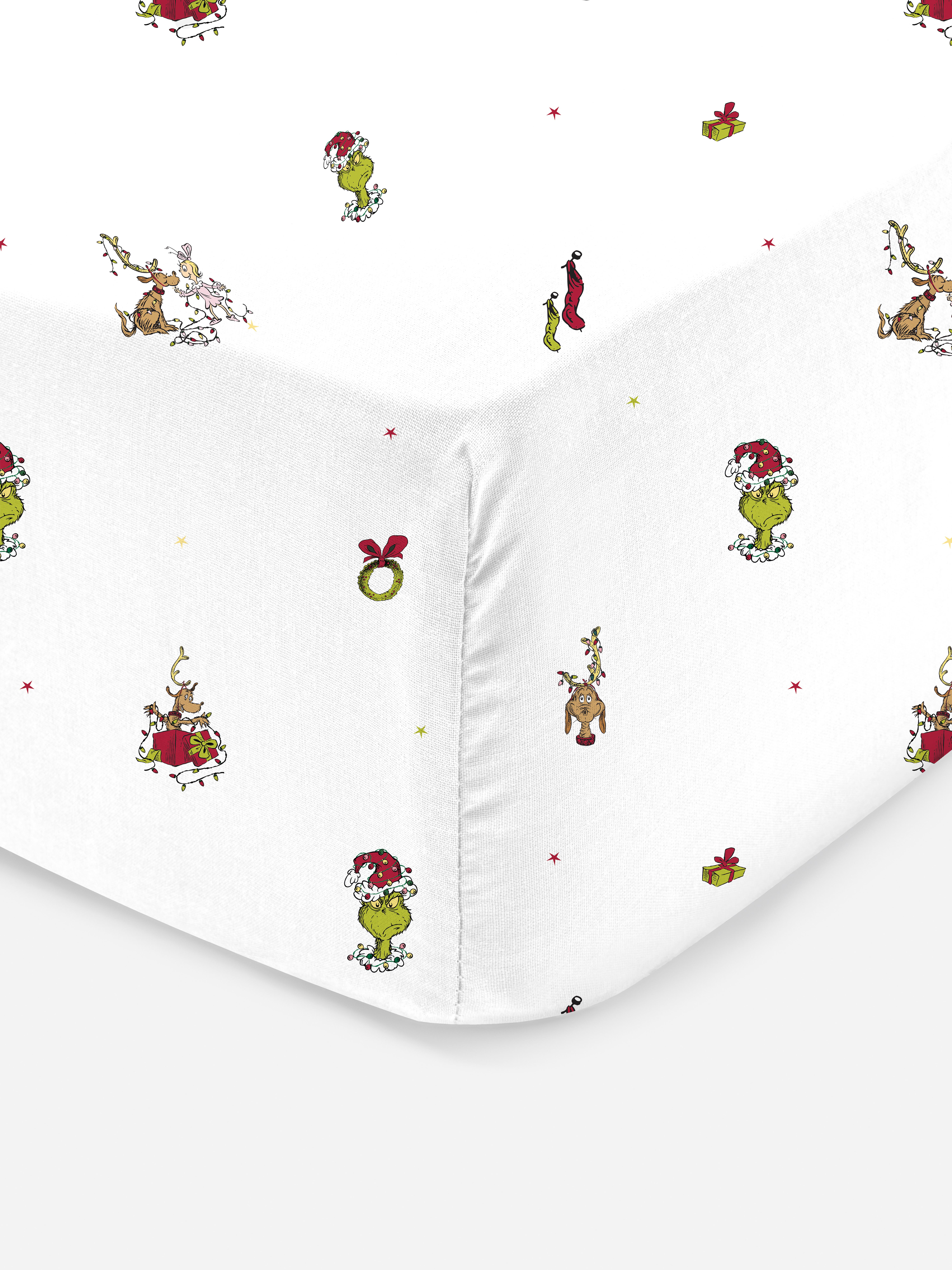 The Grinch 2-pers. hoeslaken, vnl. katoen