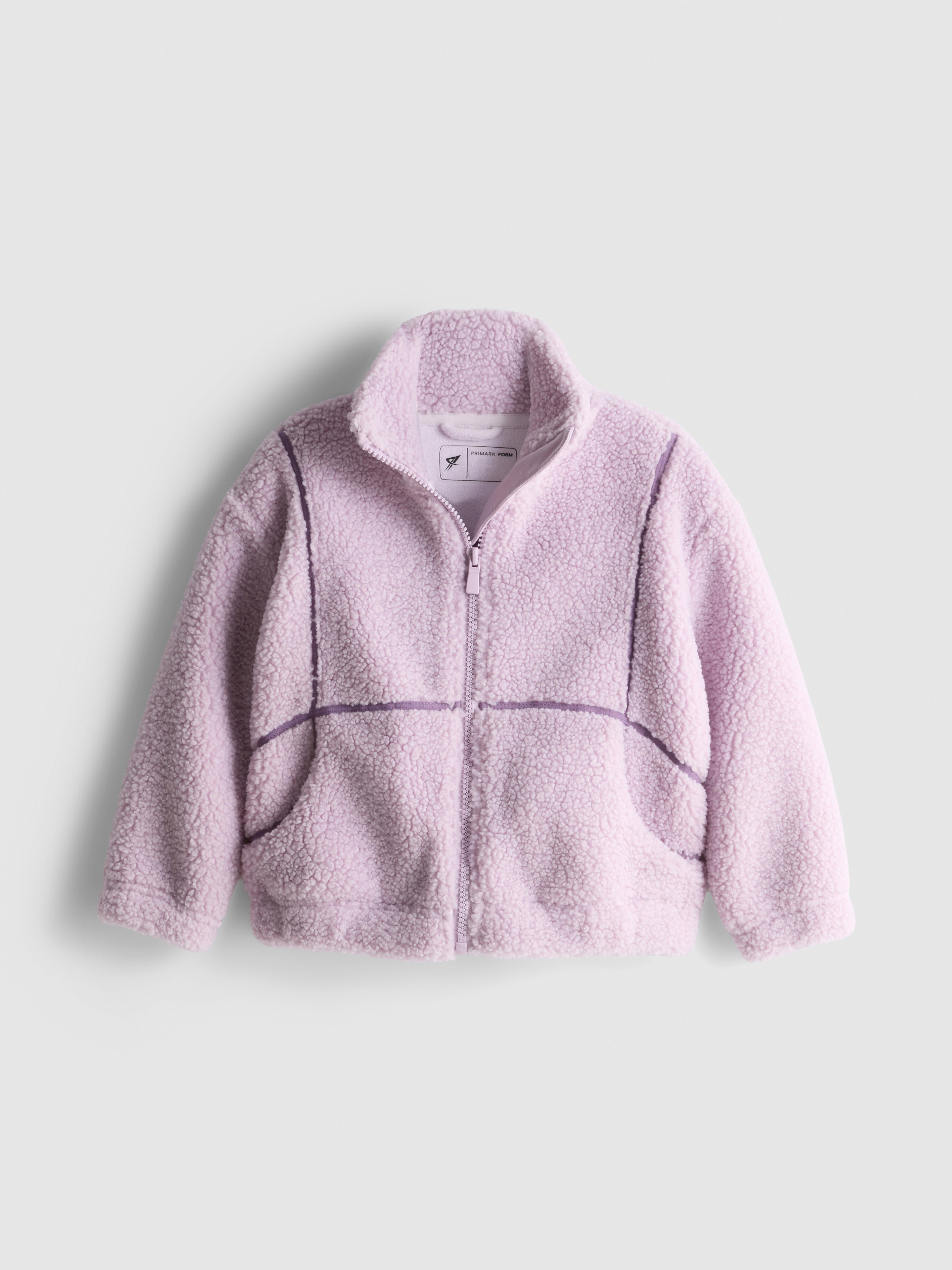 7-15yrs | Primark Form Zip-Up Borg Jacket