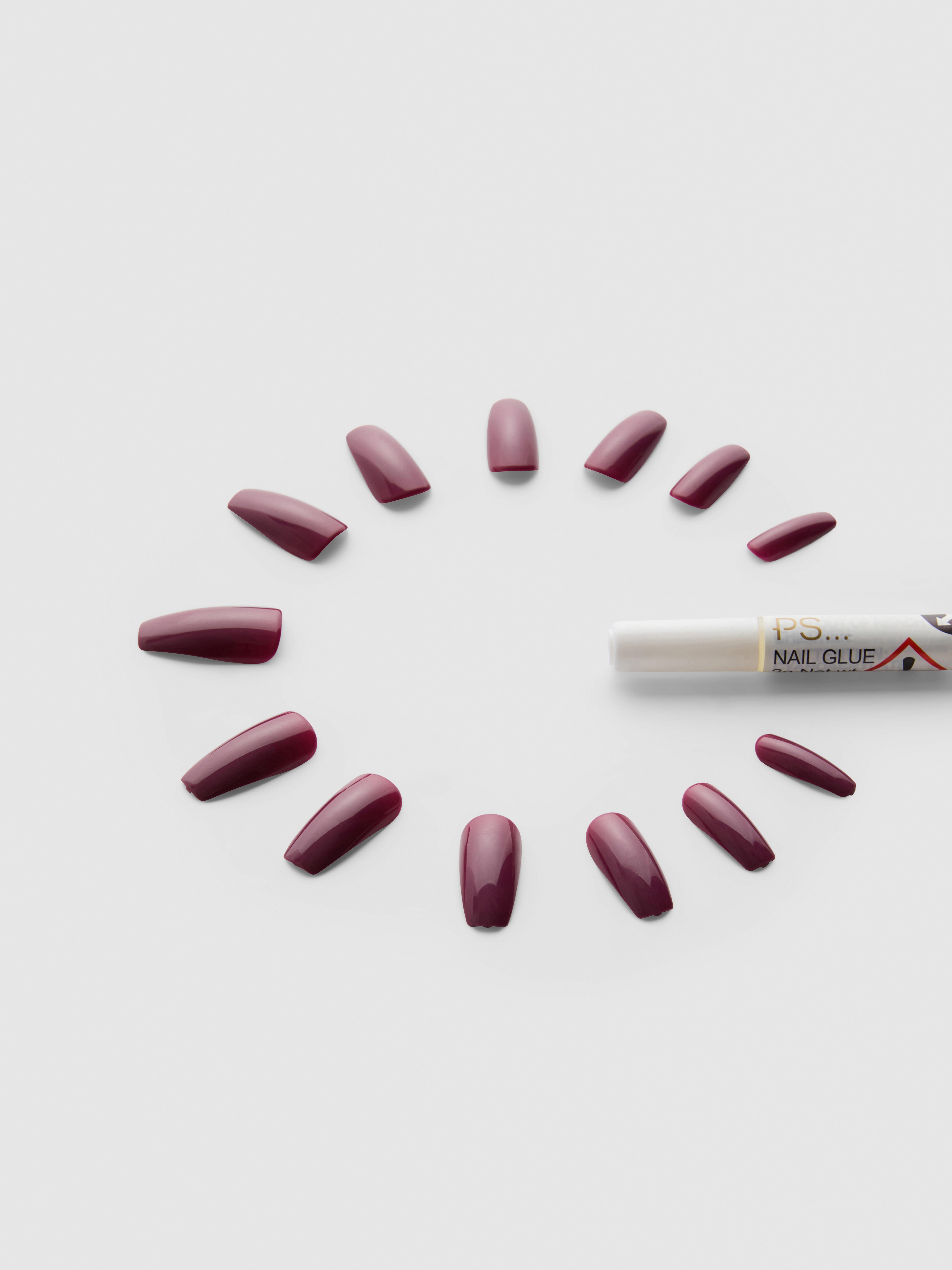 PS... Coffin Gloss False Nails