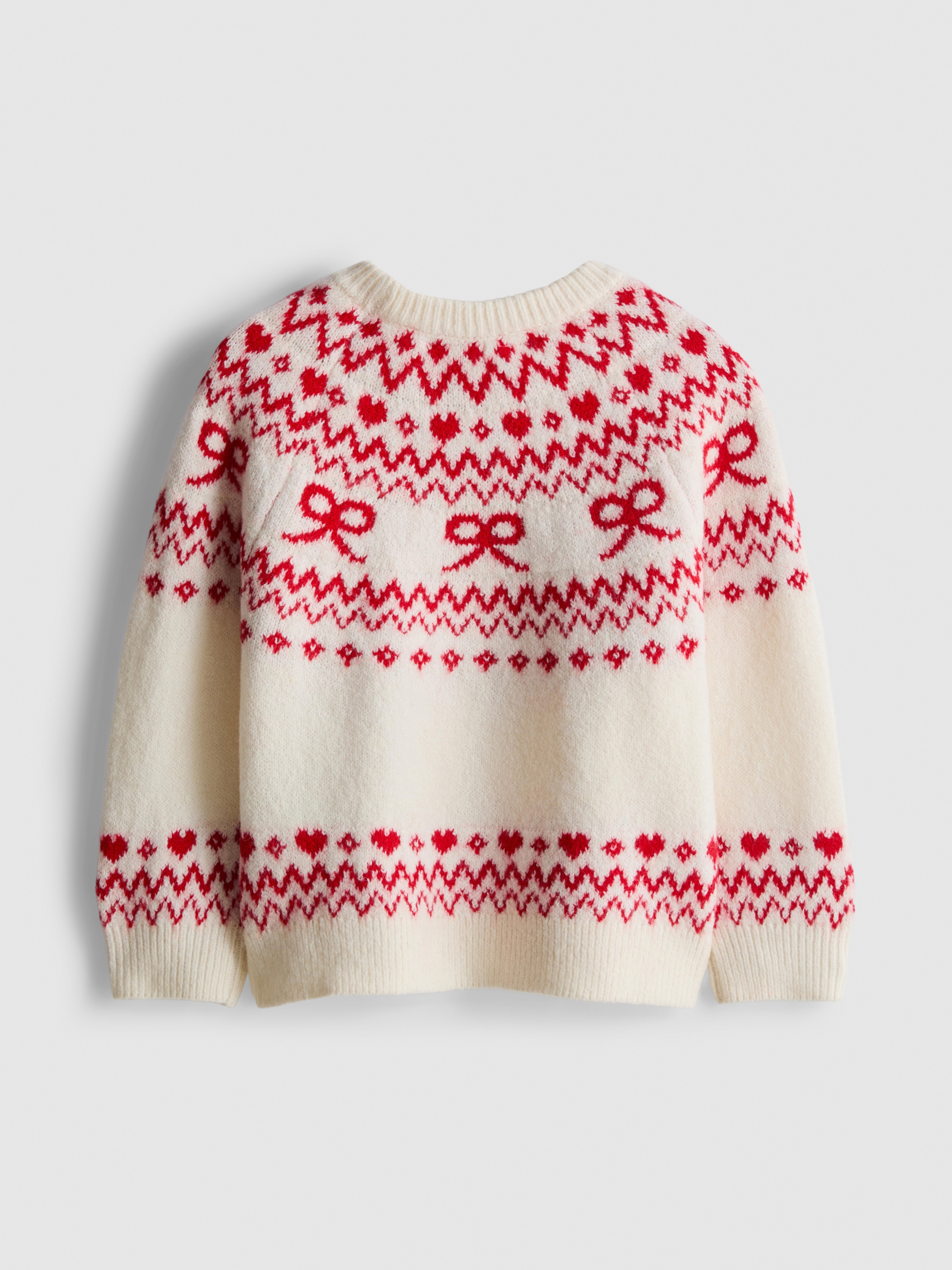 Girls Ivory 1-9yrs | Fair Isle Sweater | Primark