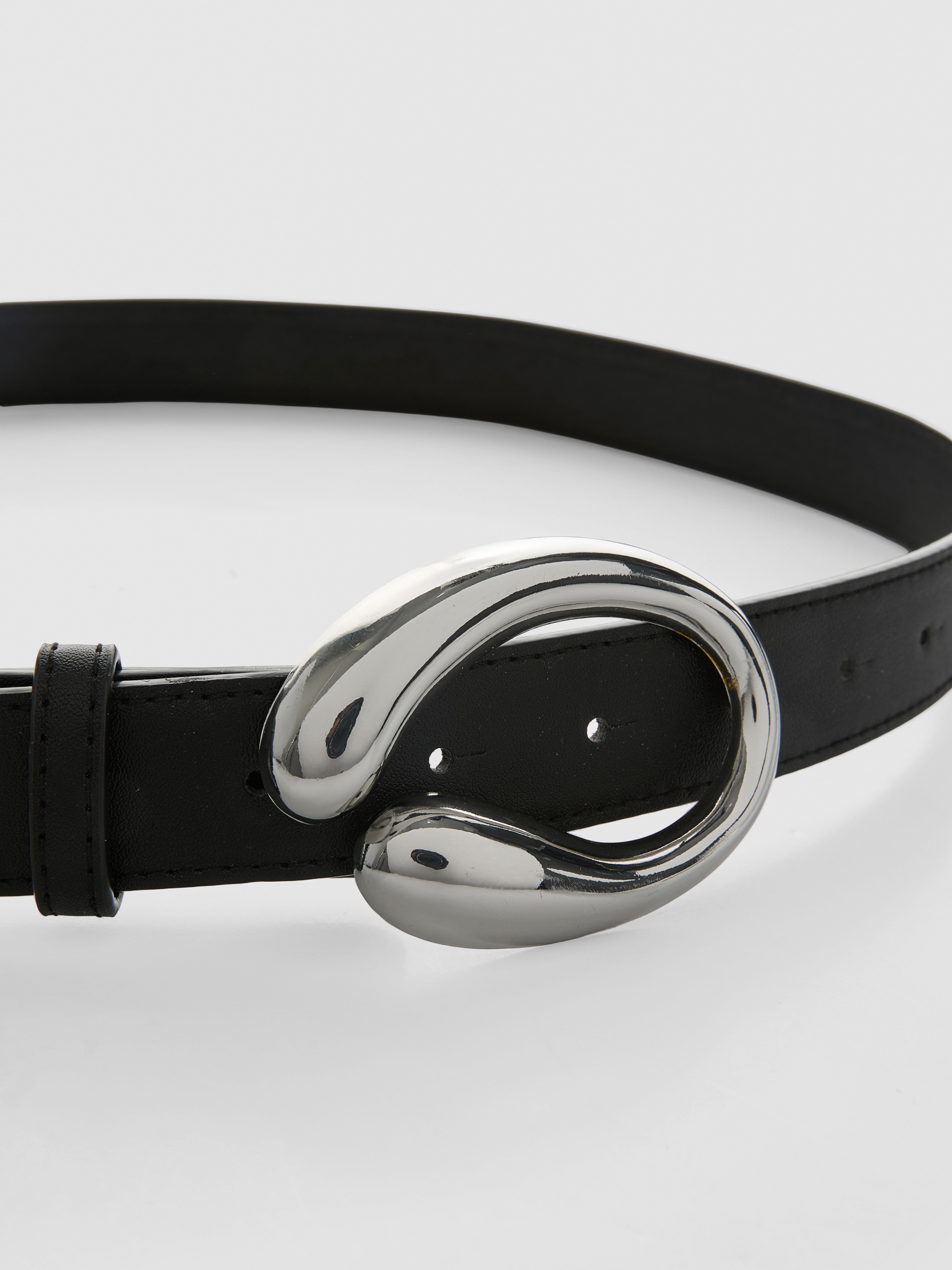 Sculptural Buckle Belt