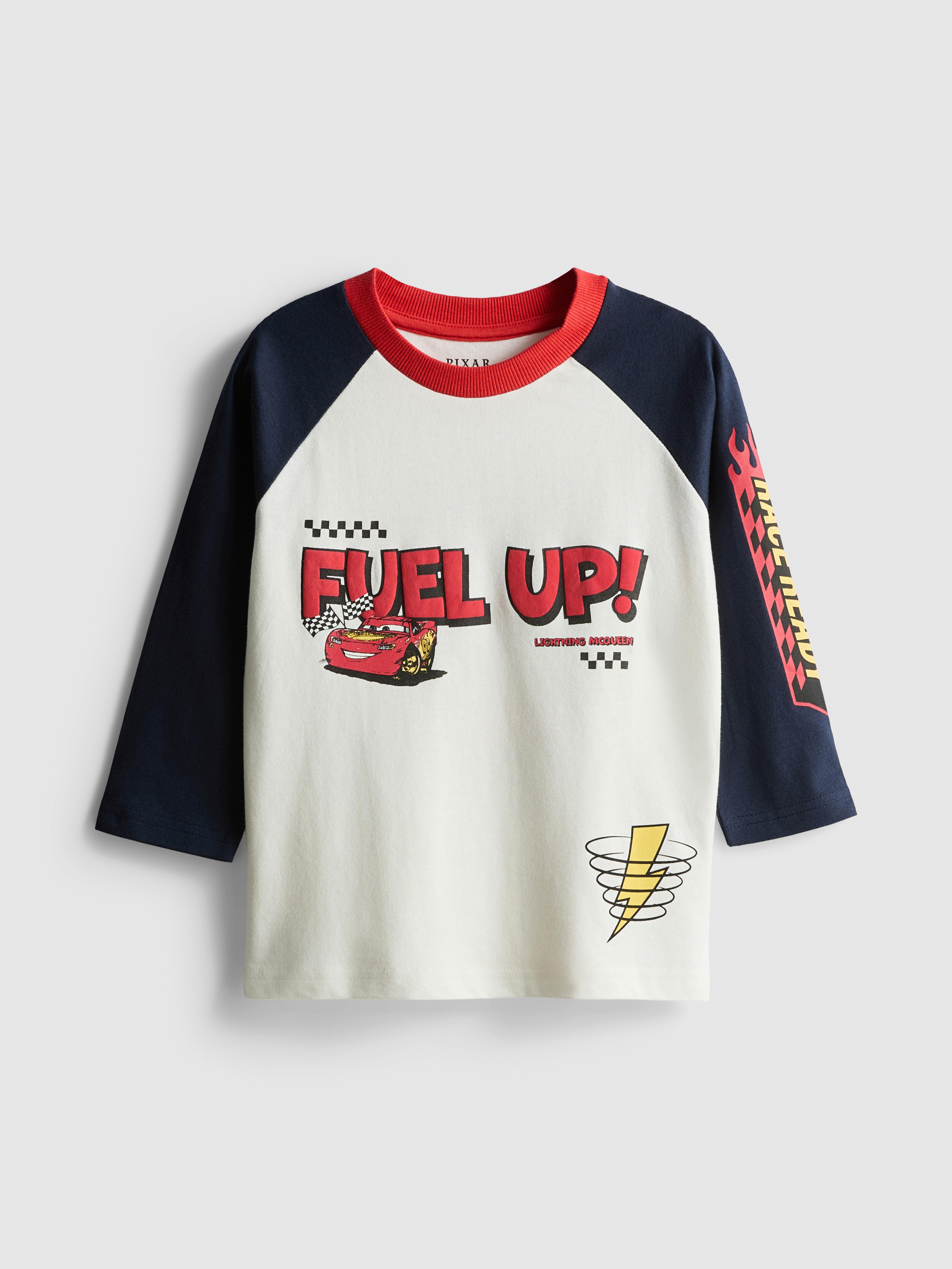 1-9yrs | Disney Pixar’s Cars Raglan Long Sleeve T-Shirt