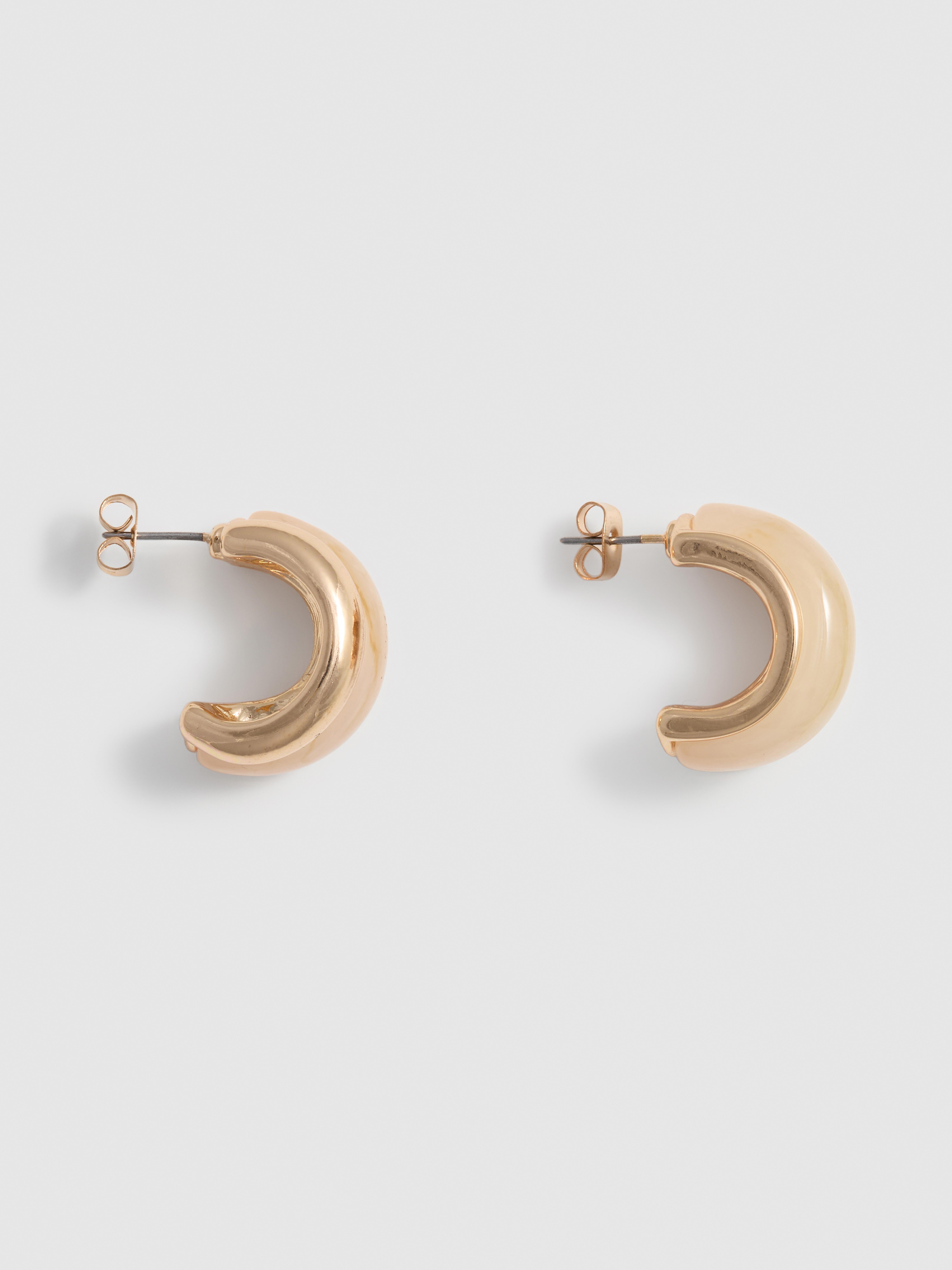 Chunky Hoop Earrings