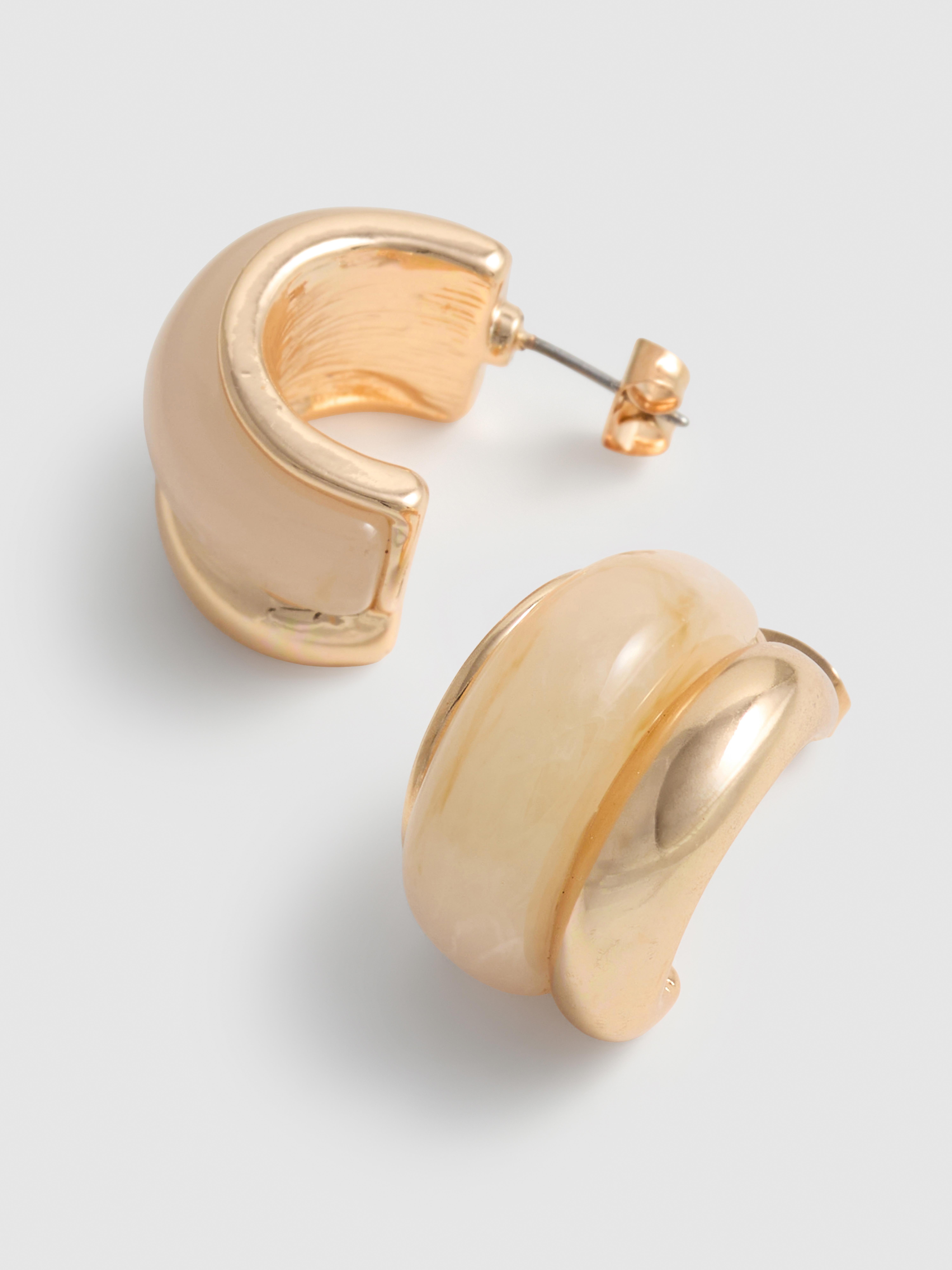 Chunky Hoop Earrings