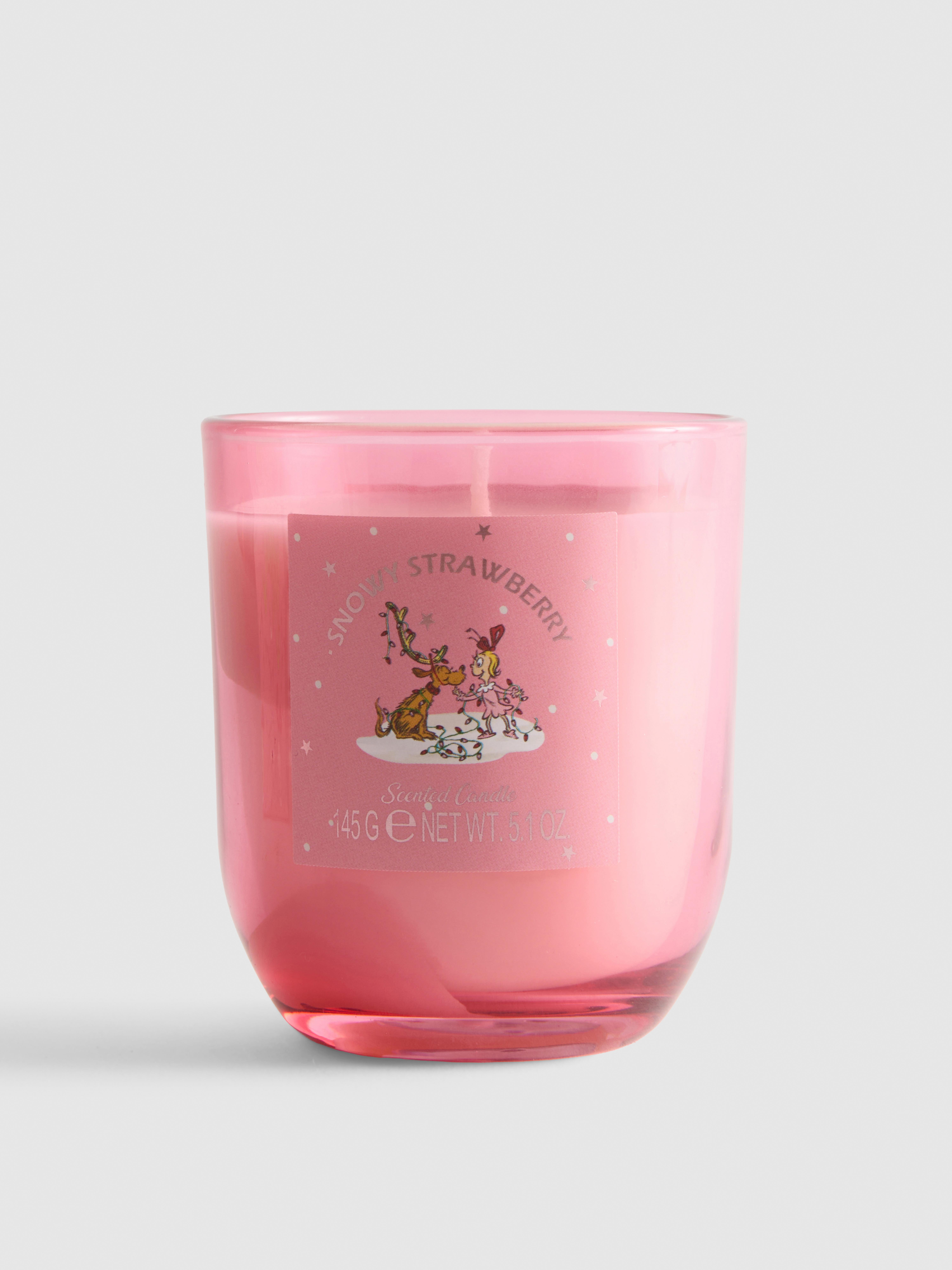 The Grinch Snowy Strawberry Scented Candle