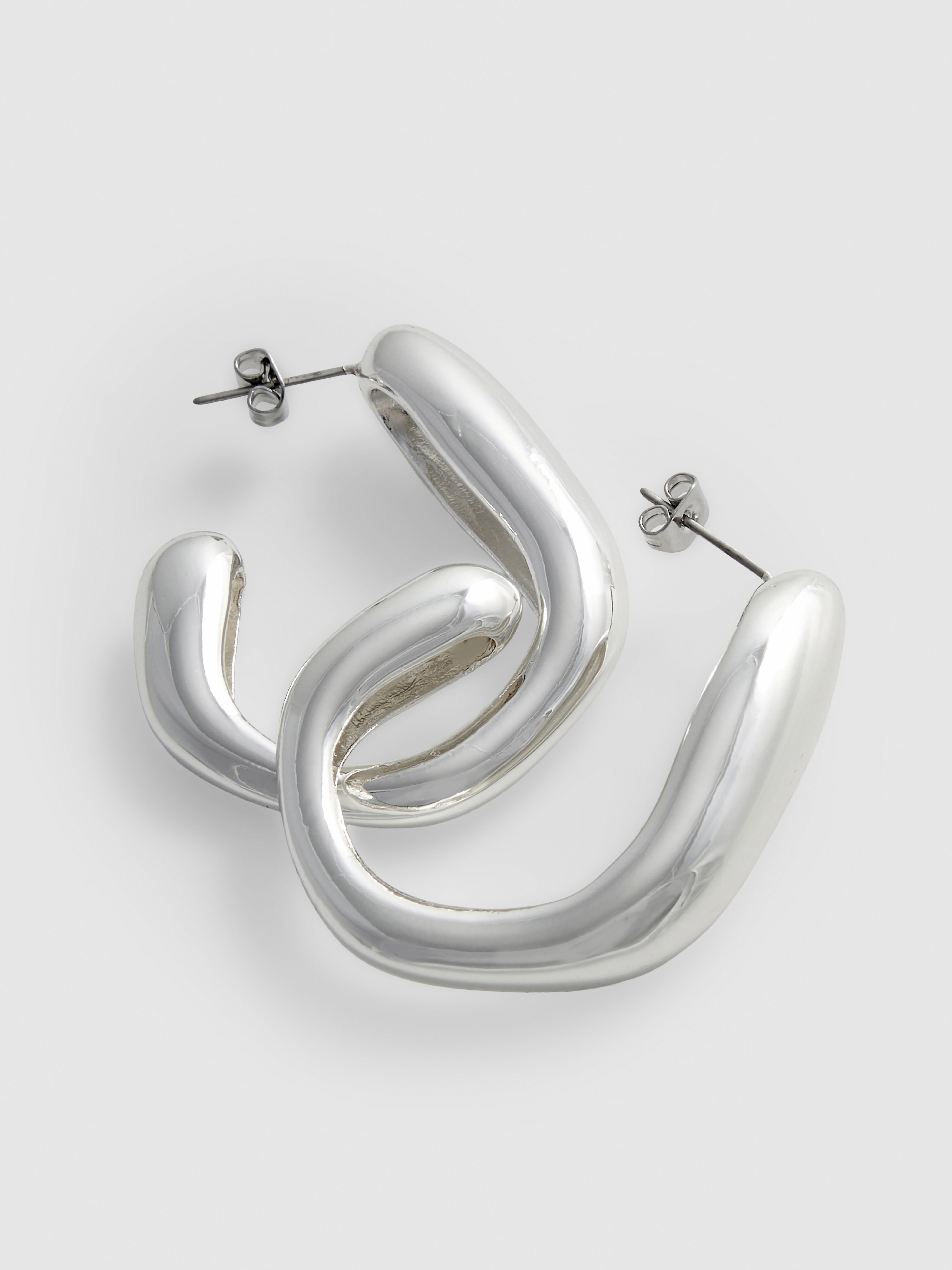 Paula Echevarría Sculptural Hoop Earrings