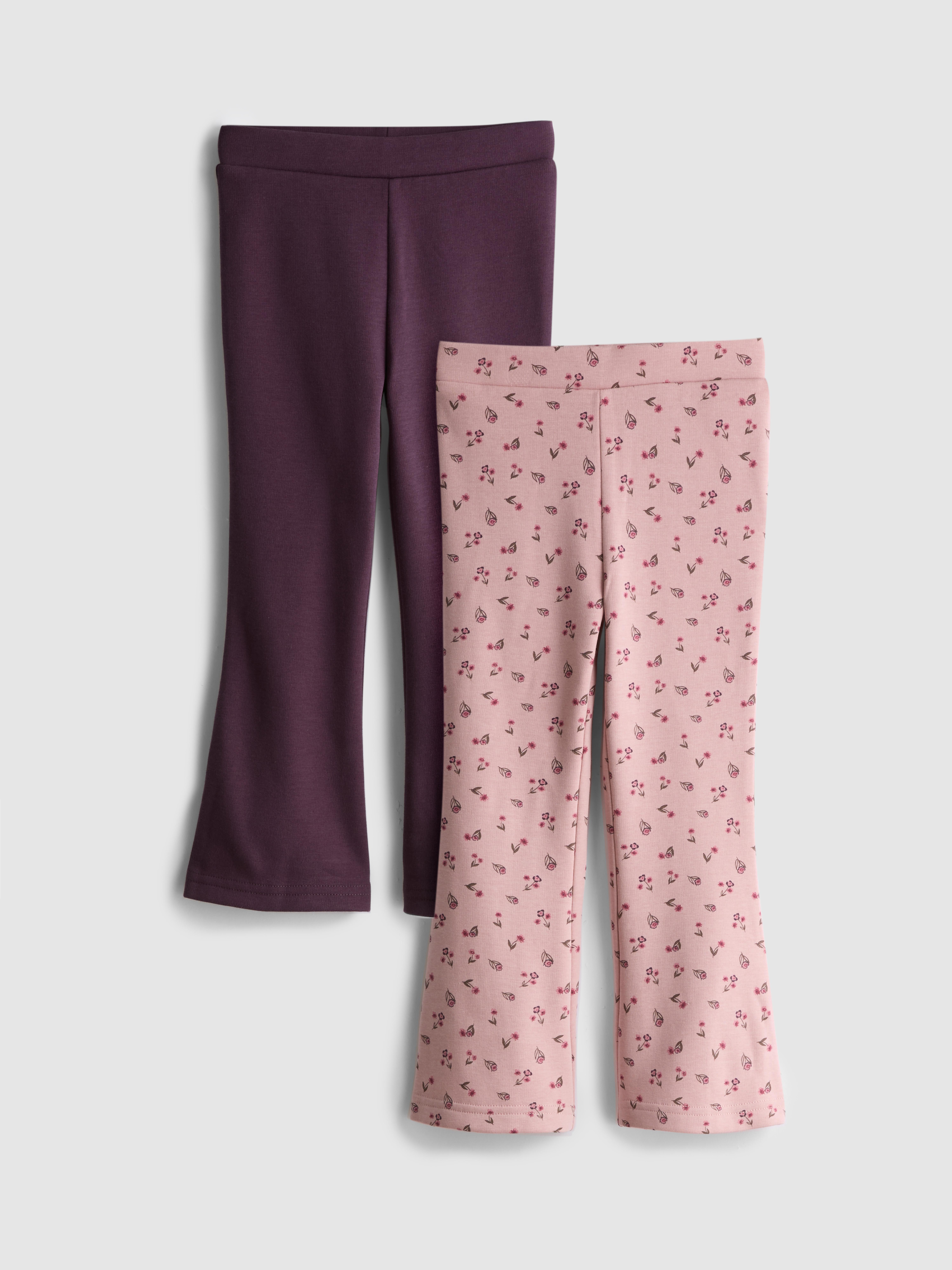 1-9 jr | Pluche flare leggings puur katoen