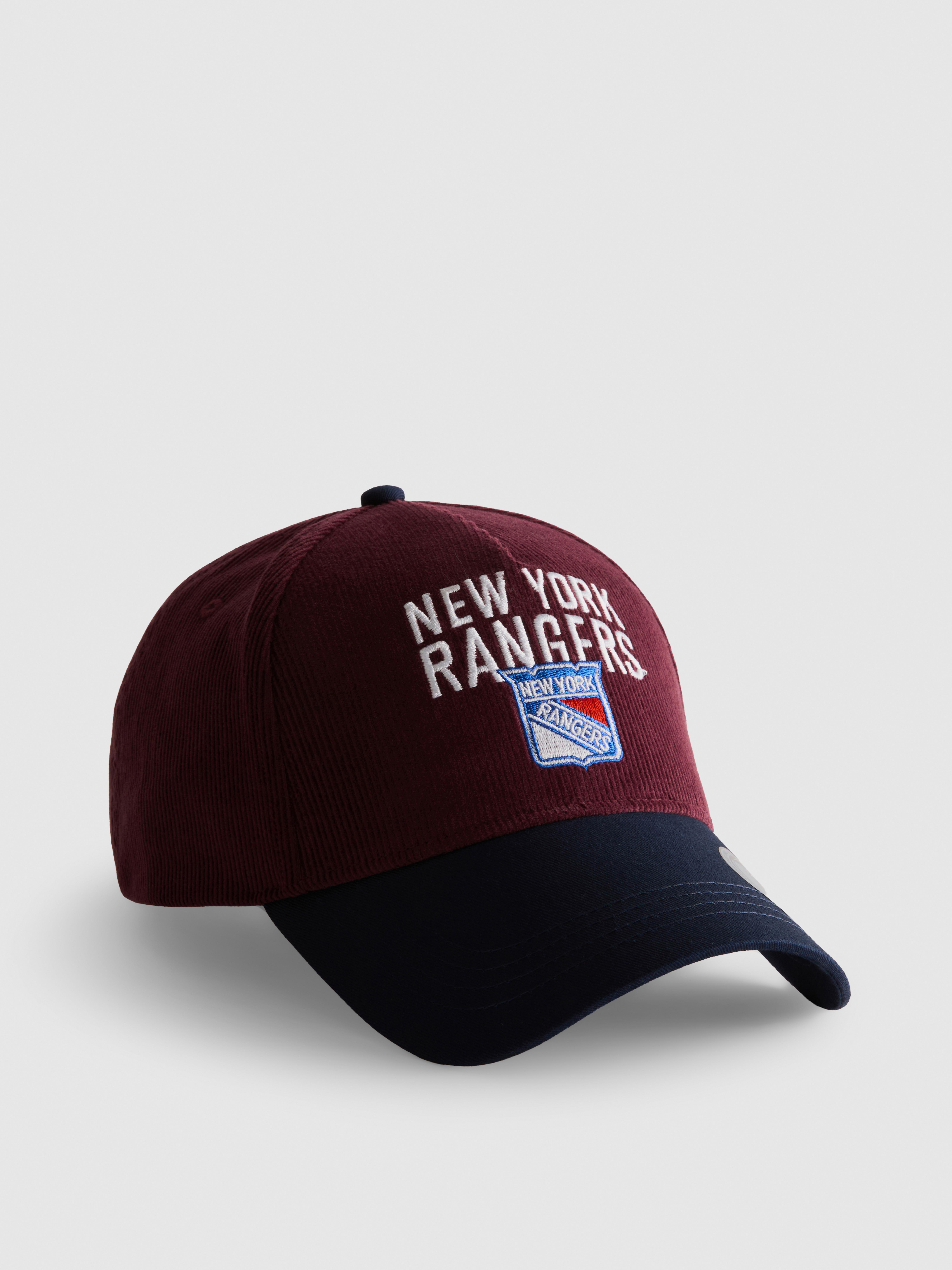 Casquette en velours côtelé NHL New York Rangers