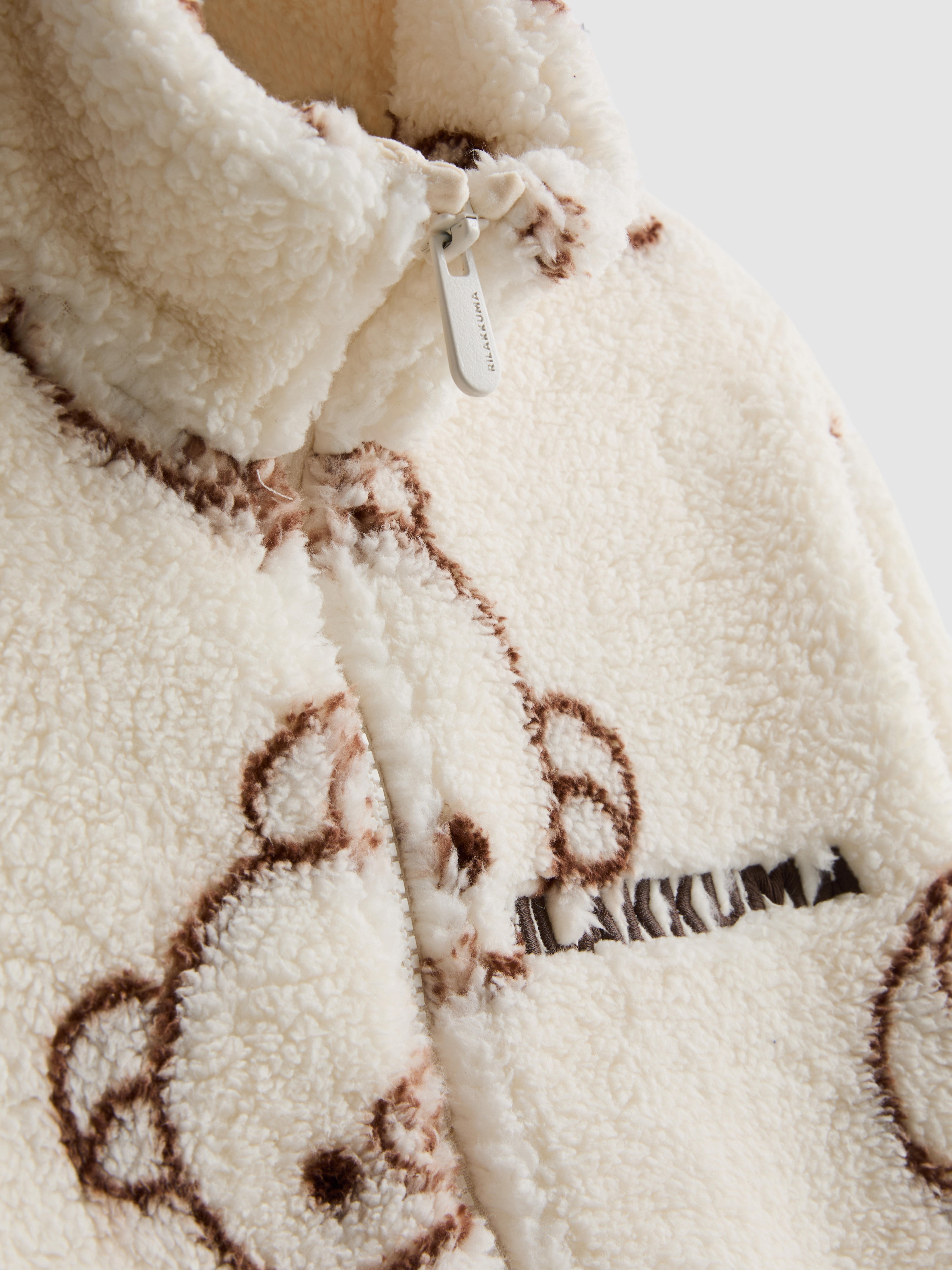 Girls Ecru 7-15yrs | Rilakkuma Zip-Up Fleece | Primark