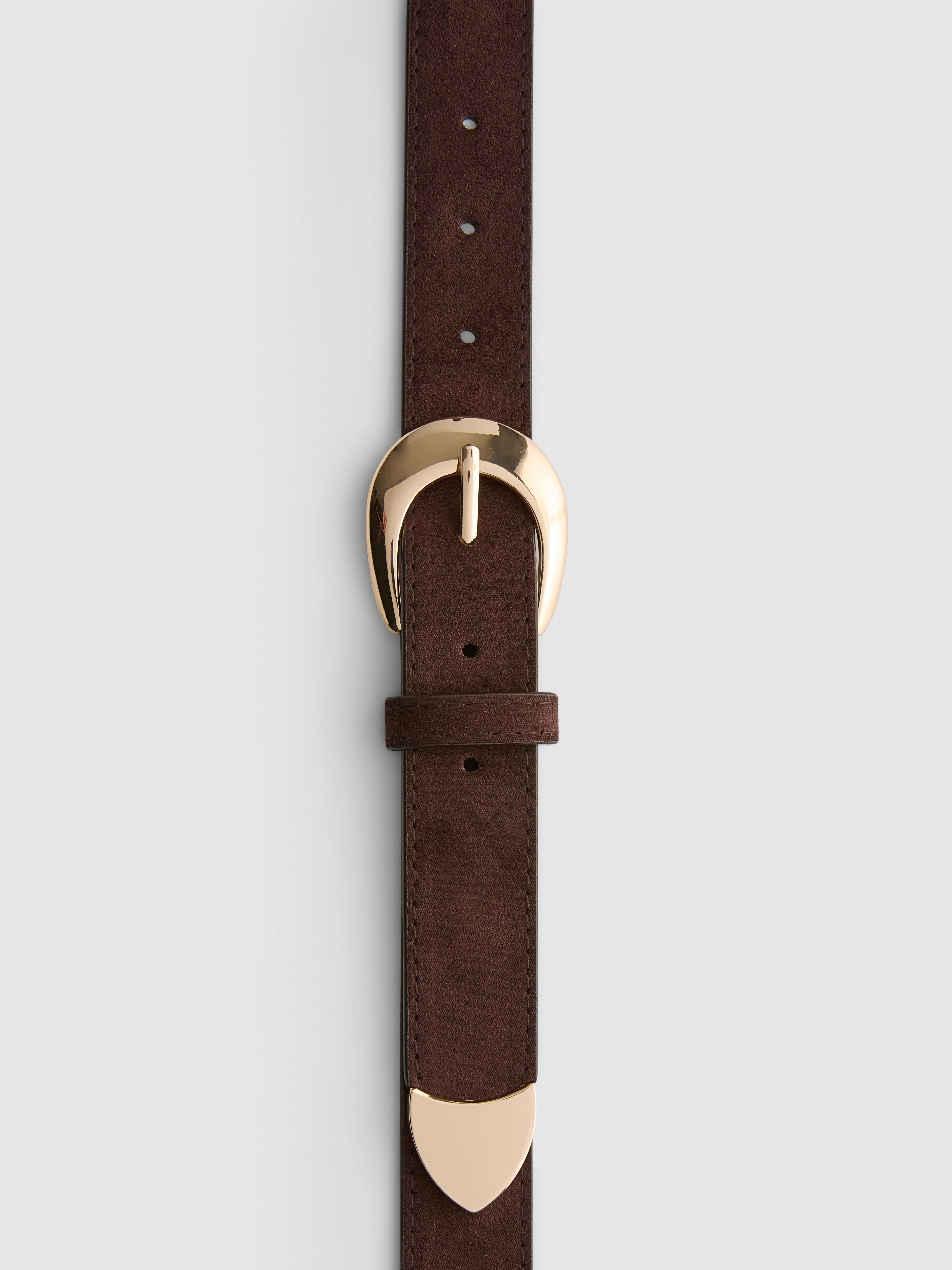 Metal Tip Buckle Belt