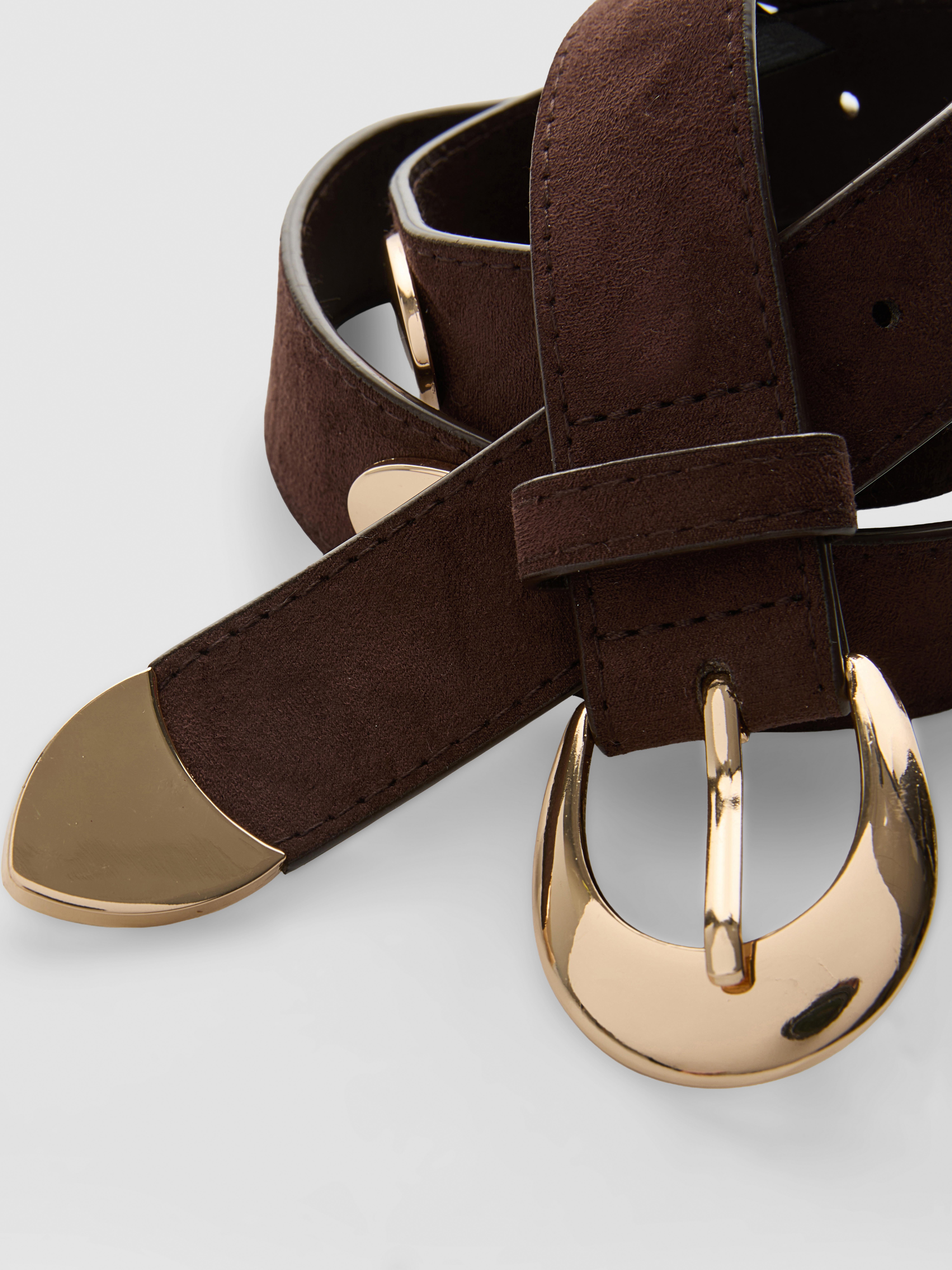 Metal Tip Buckle Belt