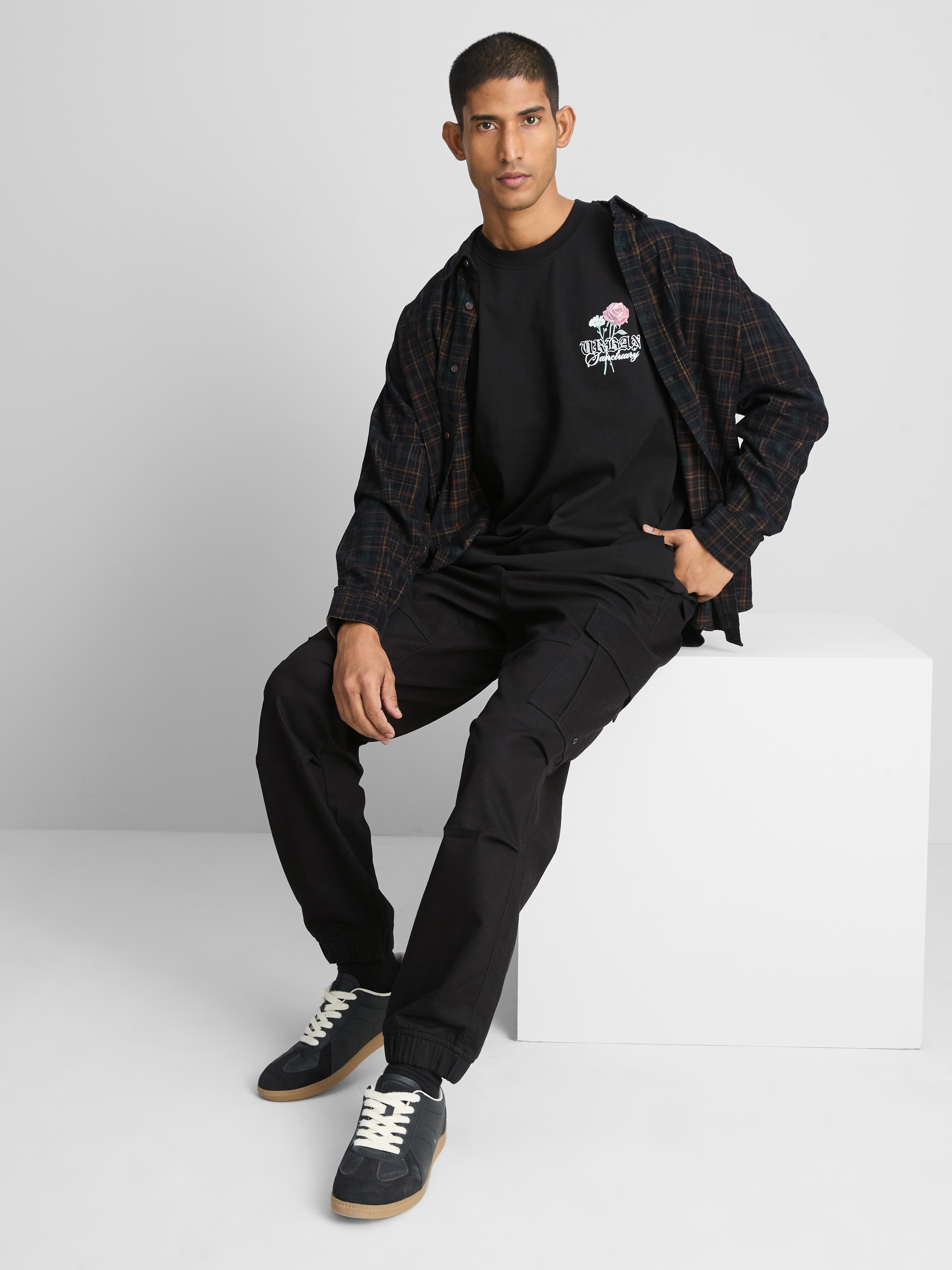 Drawstring Cargo Joggers