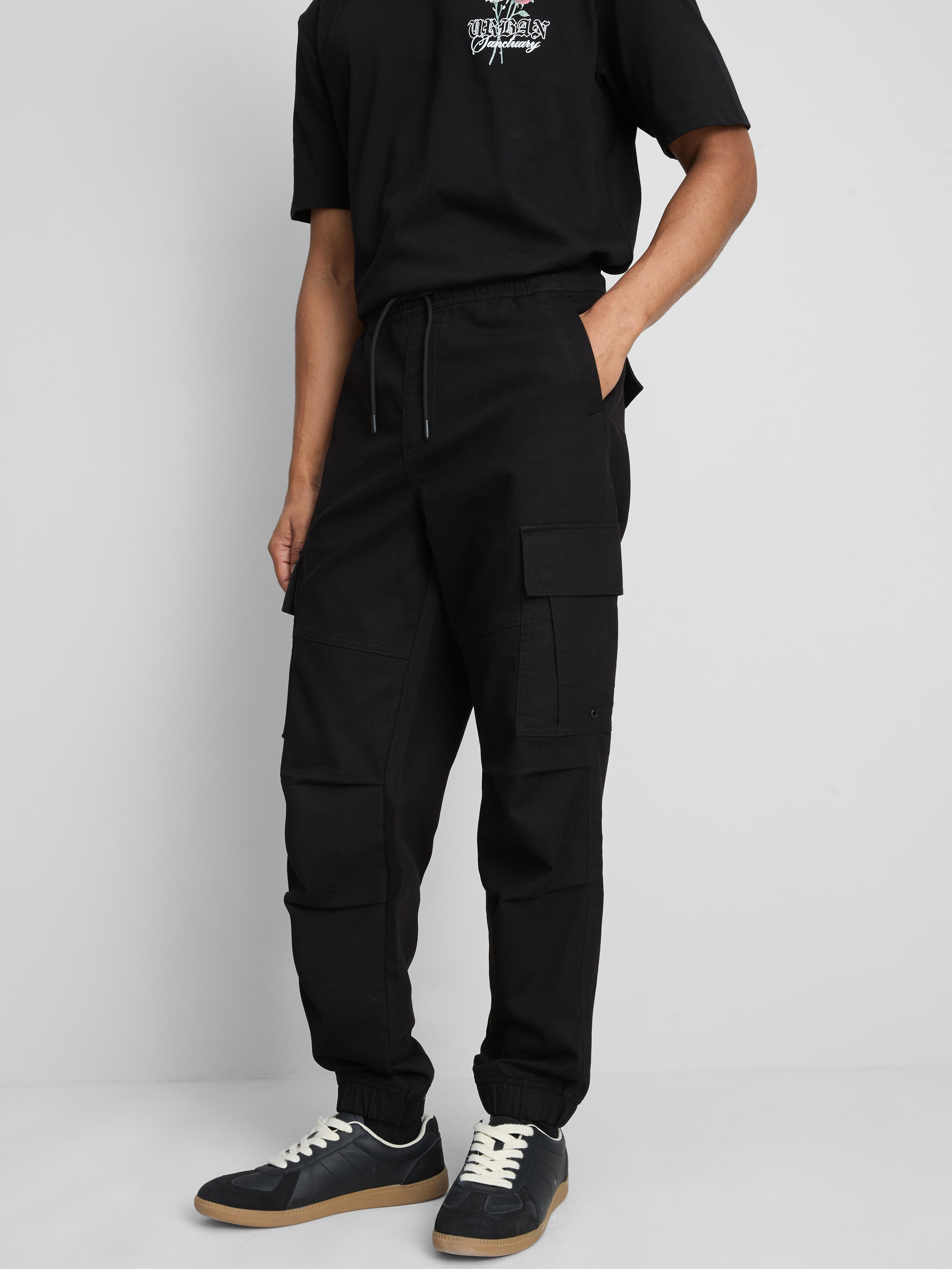 Drawstring Cargo Joggers