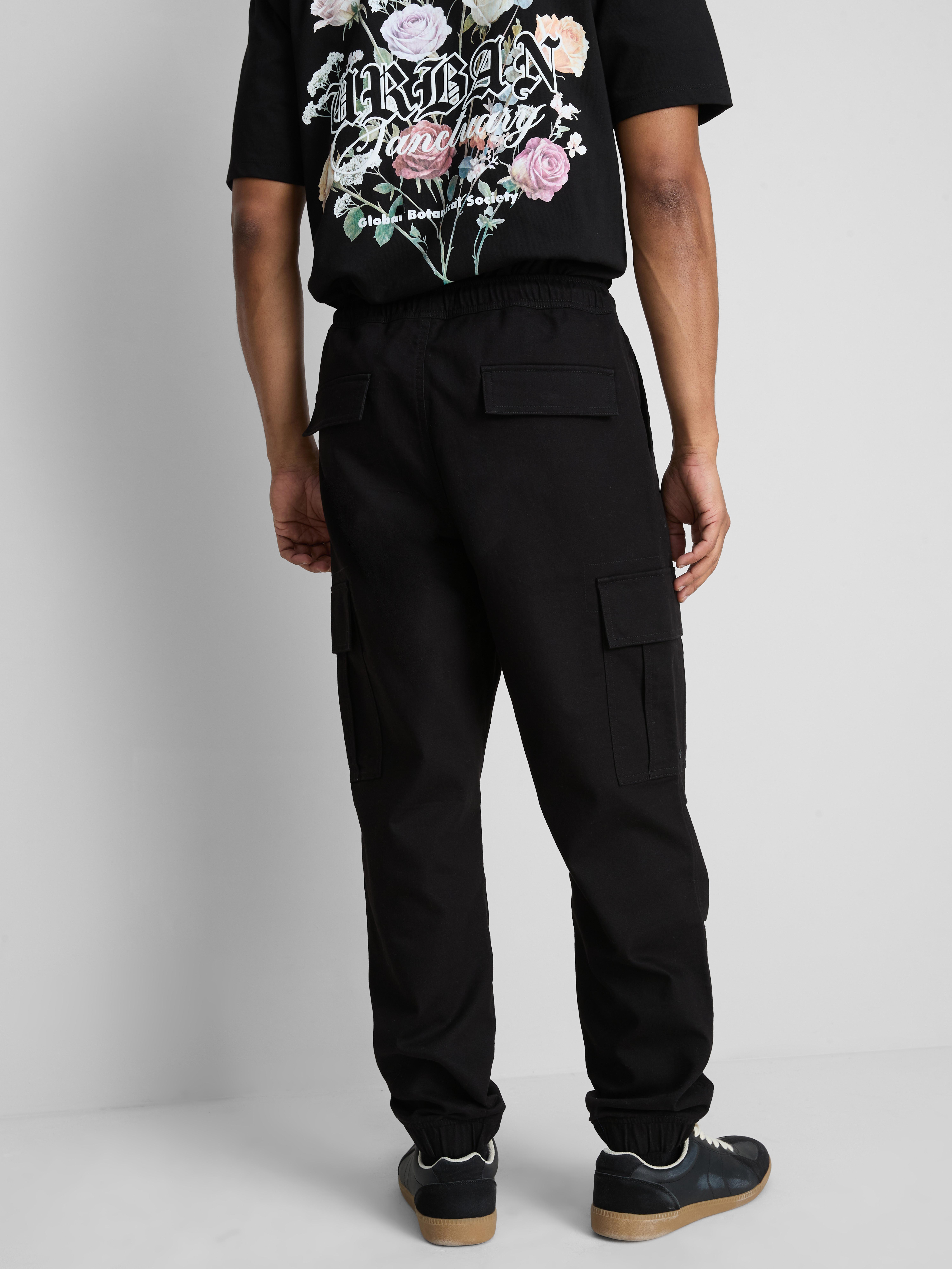 Drawstring Cargo Joggers
