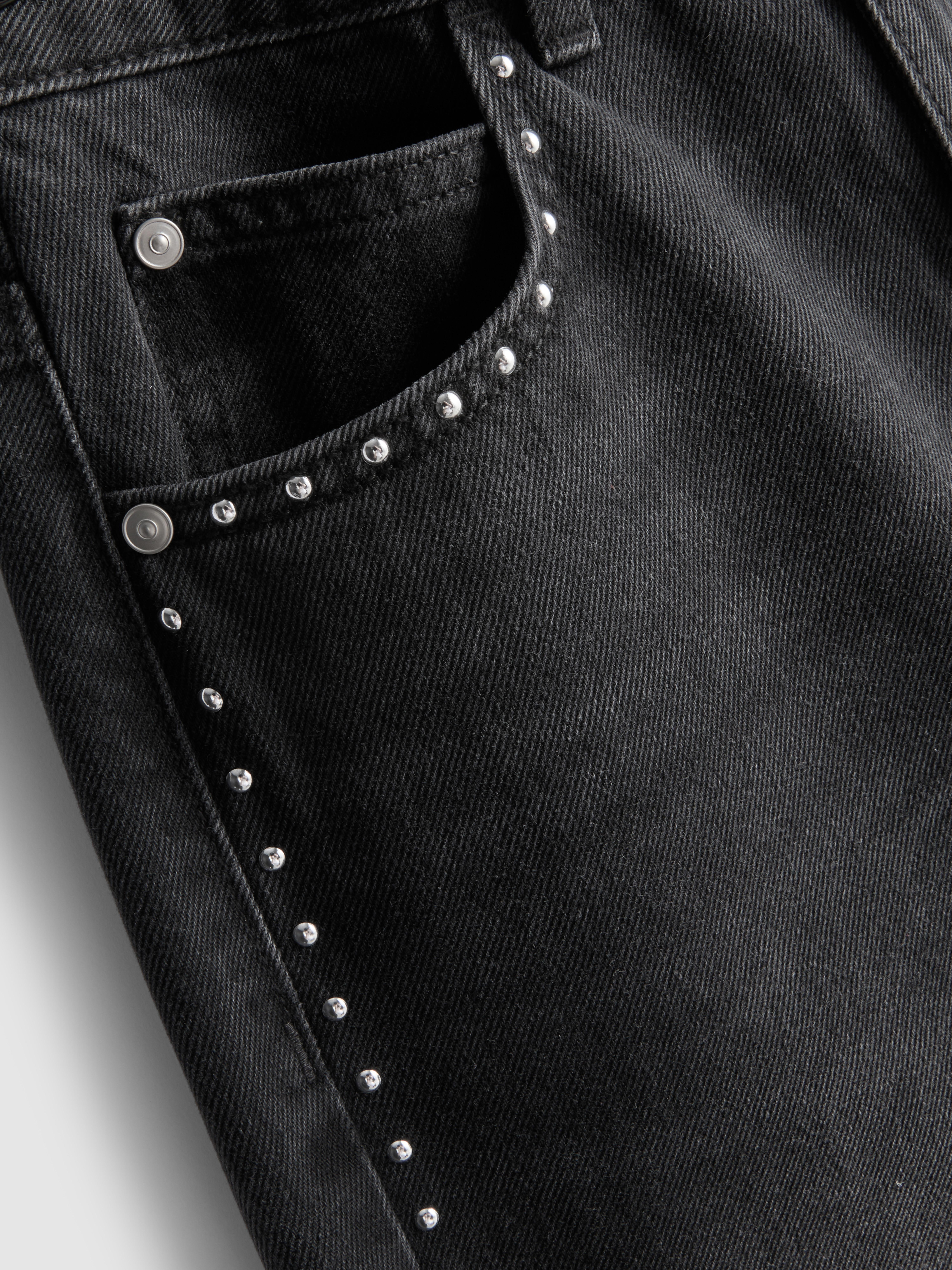 7-15yrs | Pure Cotton Studded Star Wide-Leg Jeans