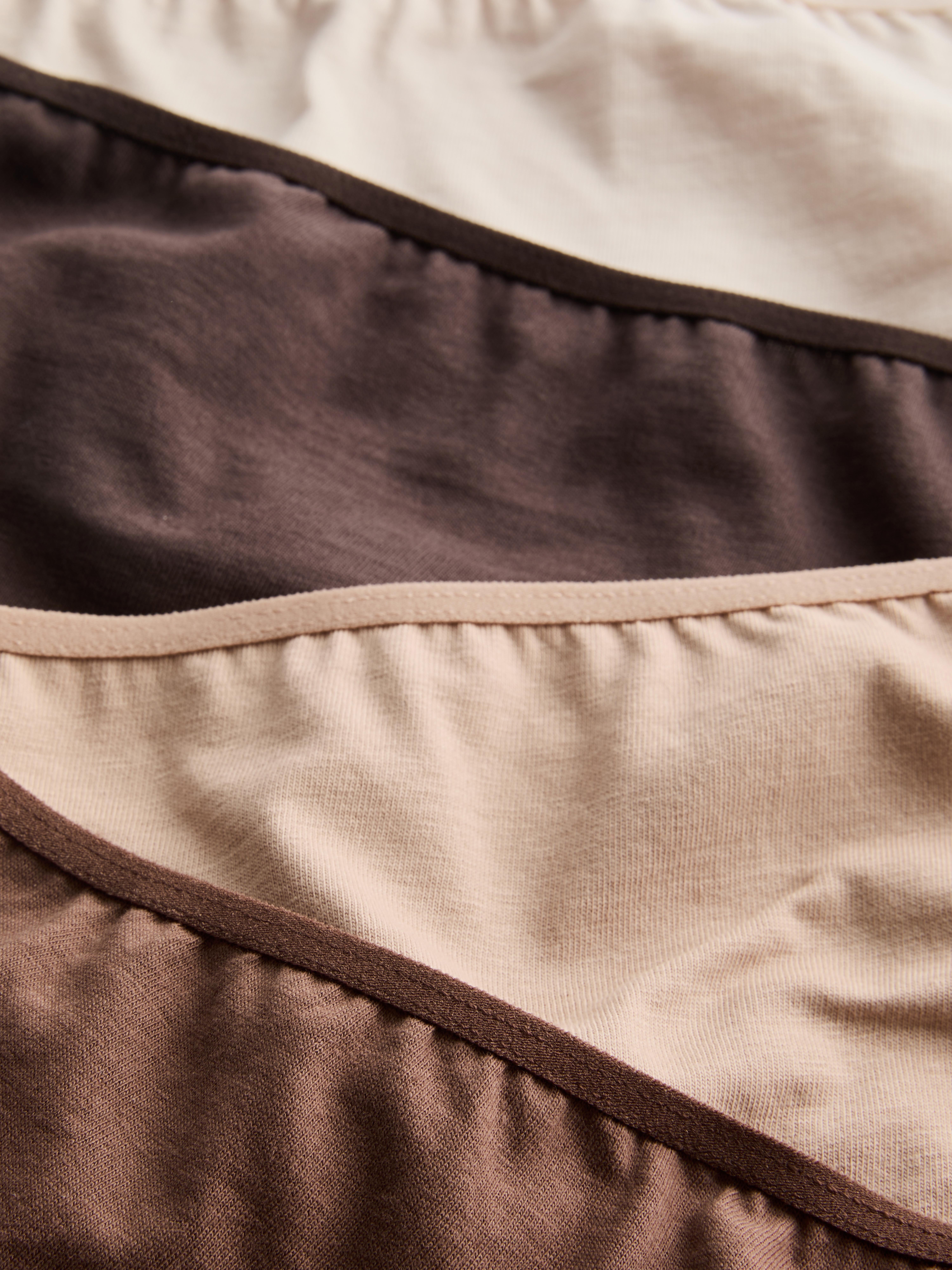 4pk Pure Cotton High-Leg Briefs
