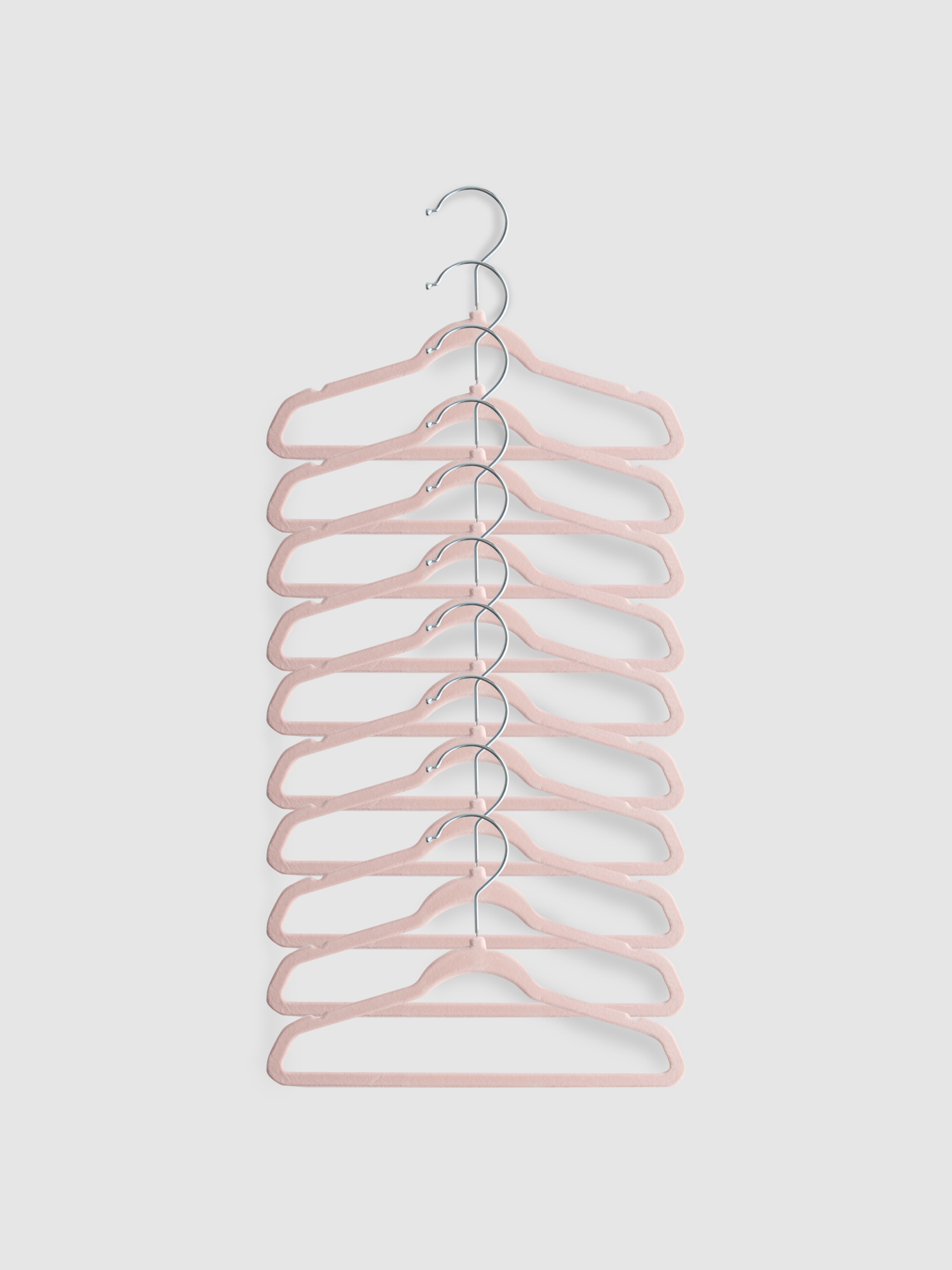 10pk Baby Hangers Pink