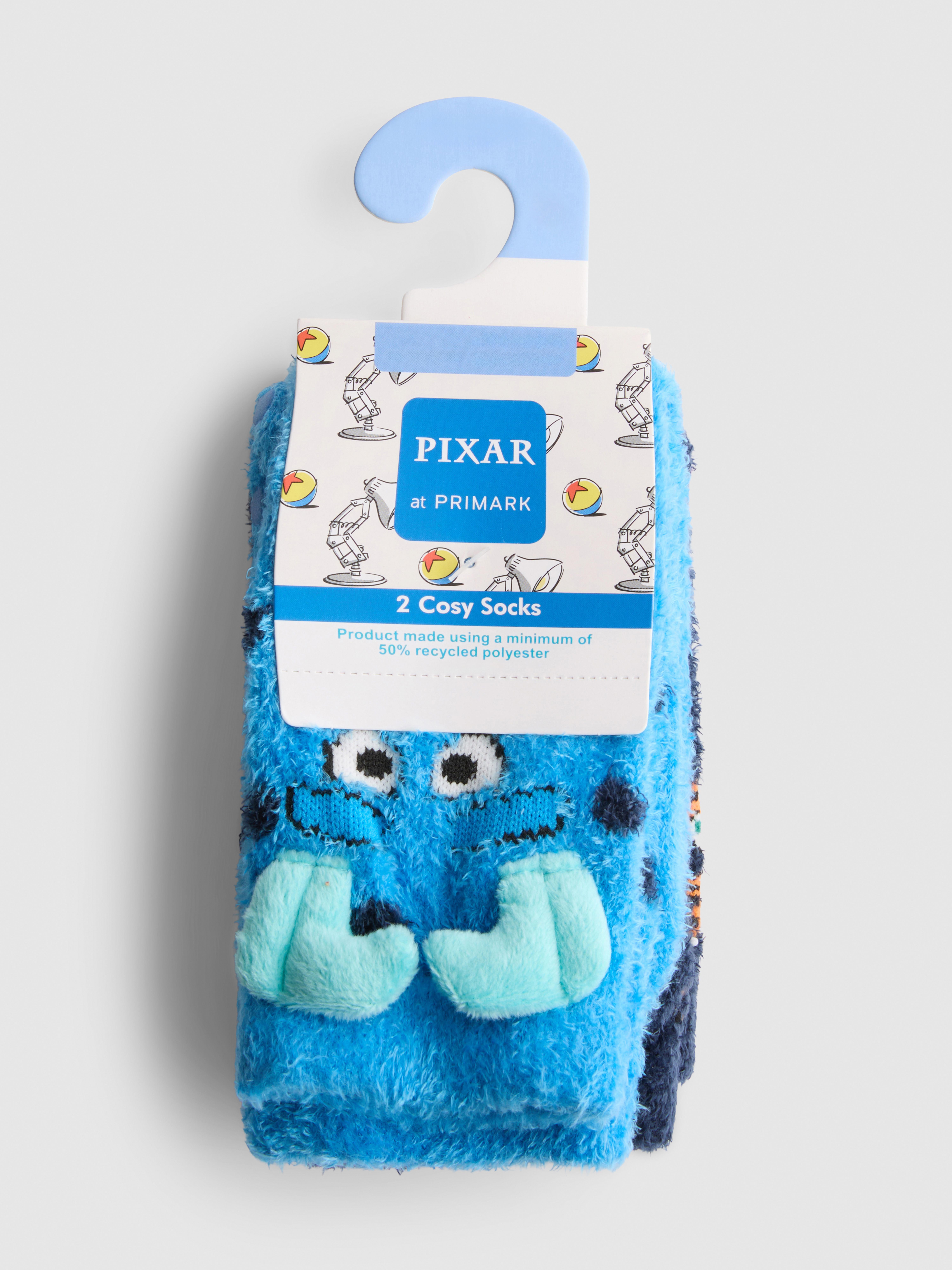 2pk Disney Pixar Cosy Socks