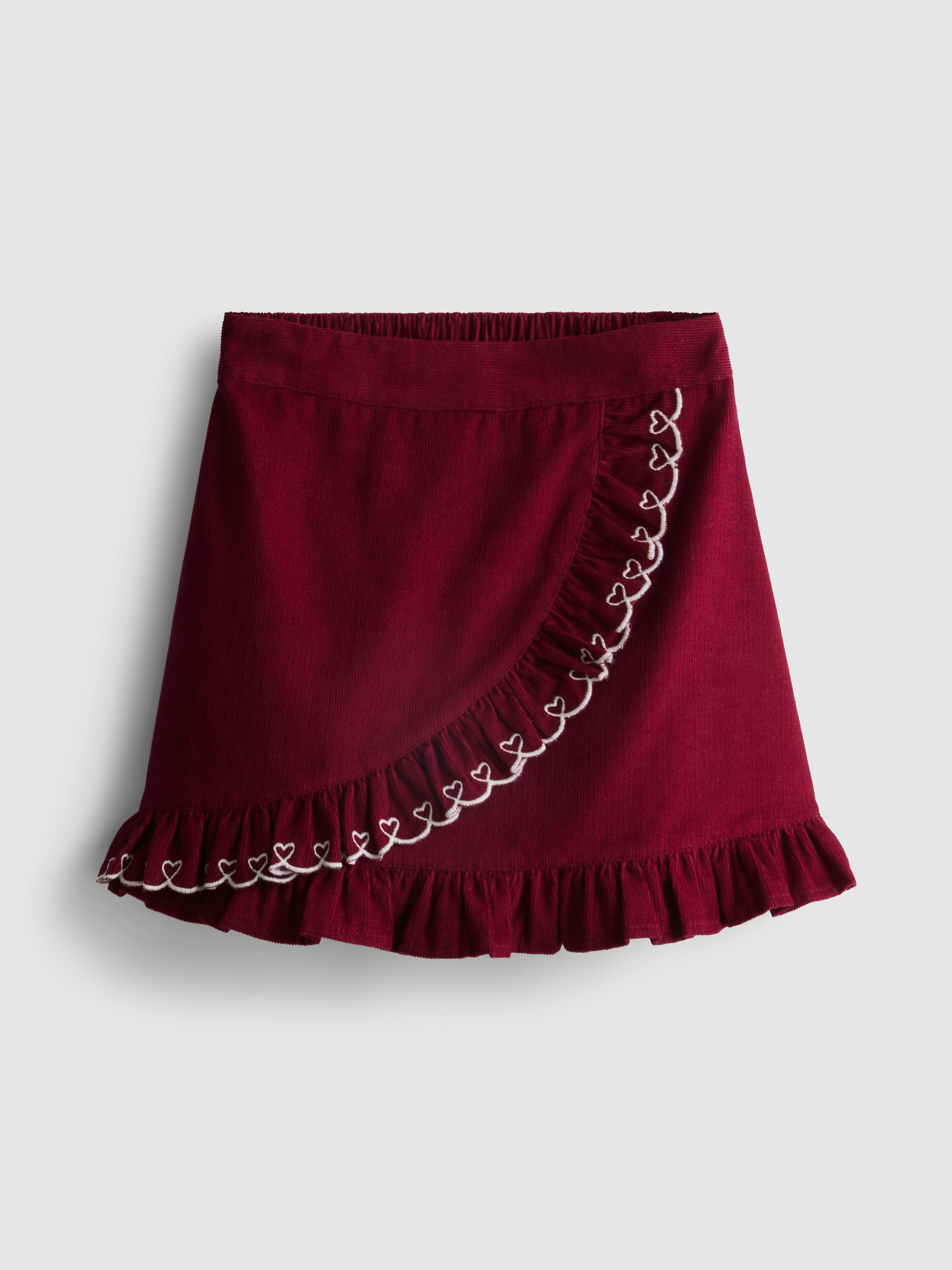 1-9yrs | Pure Cotton Corduroy Ruffle Skirt