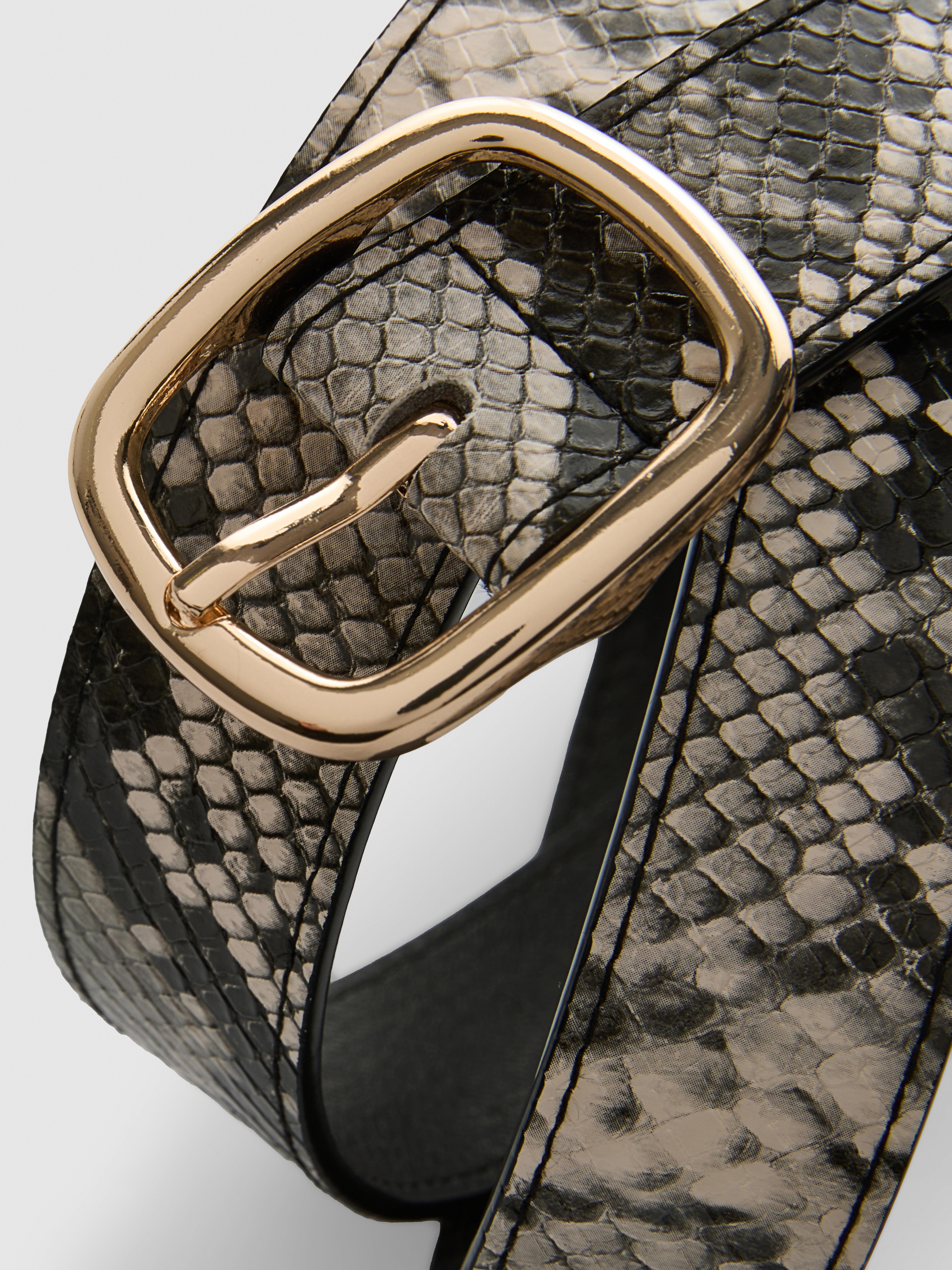 Rounded Buckle Belt