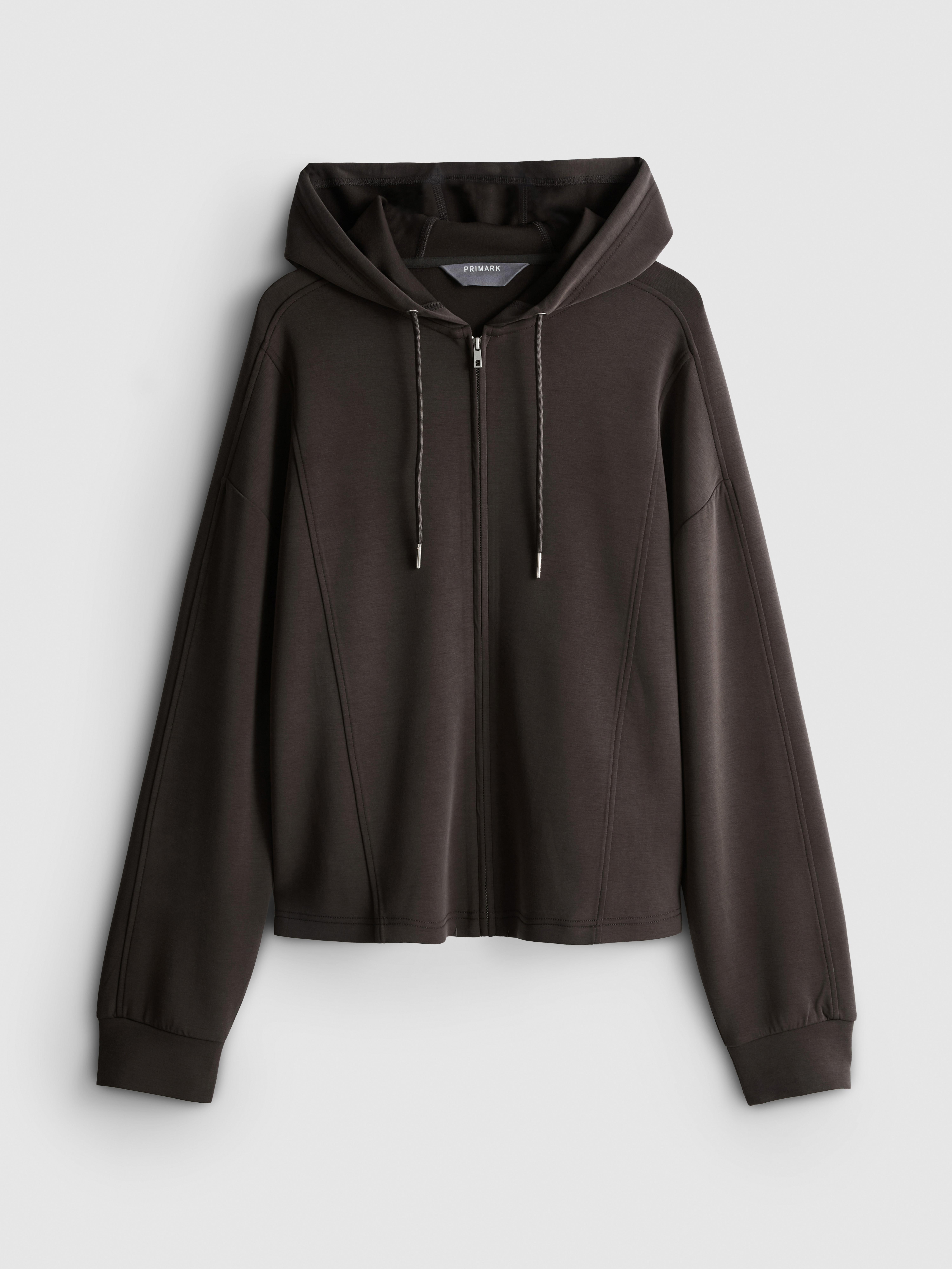 Modal-Blend Zip-Up Hoodie
