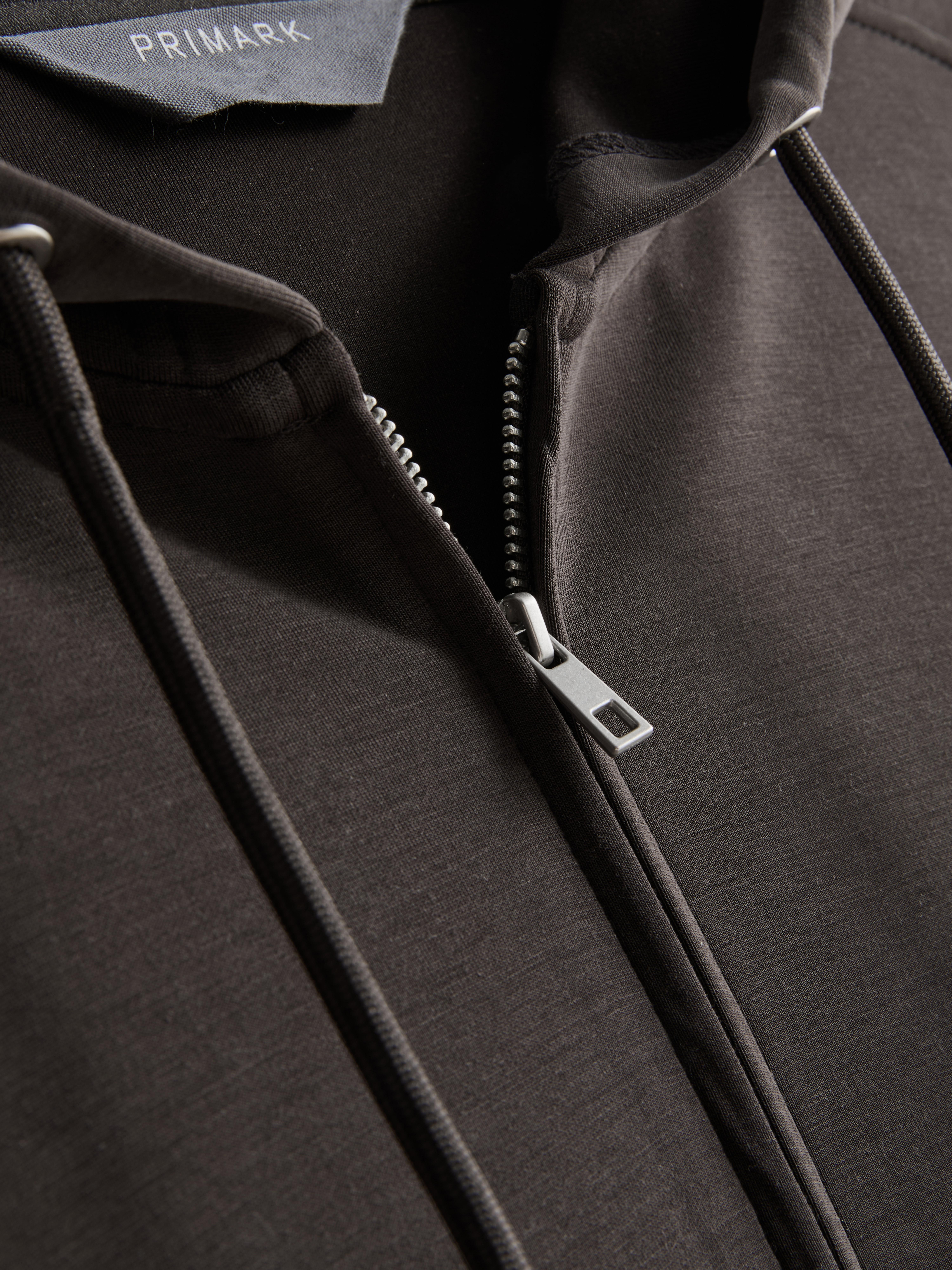 Modal-Blend Zip-Up Hoodie