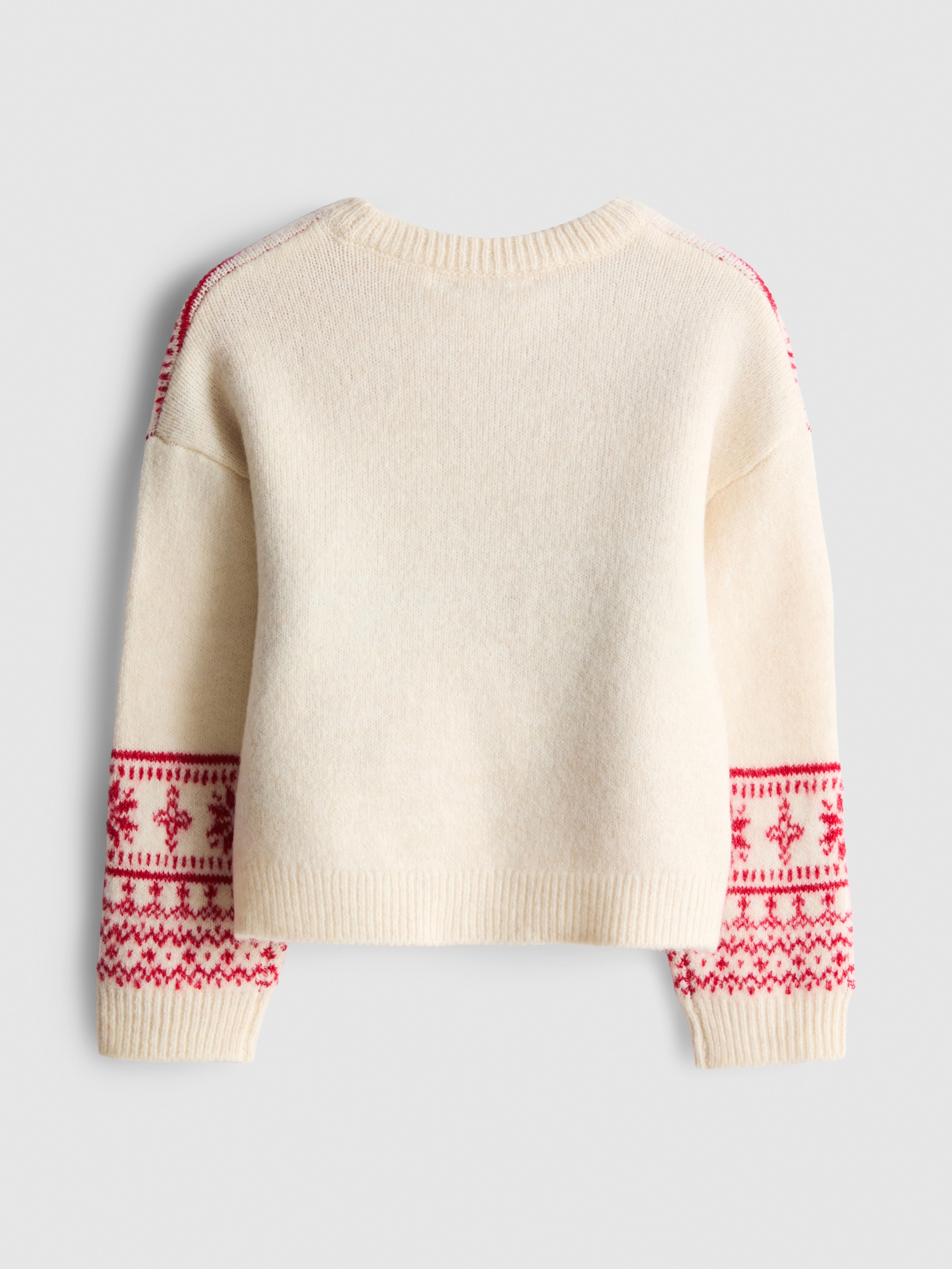 1-12yrs | Dog Fair Isle Family Christmas Sweater