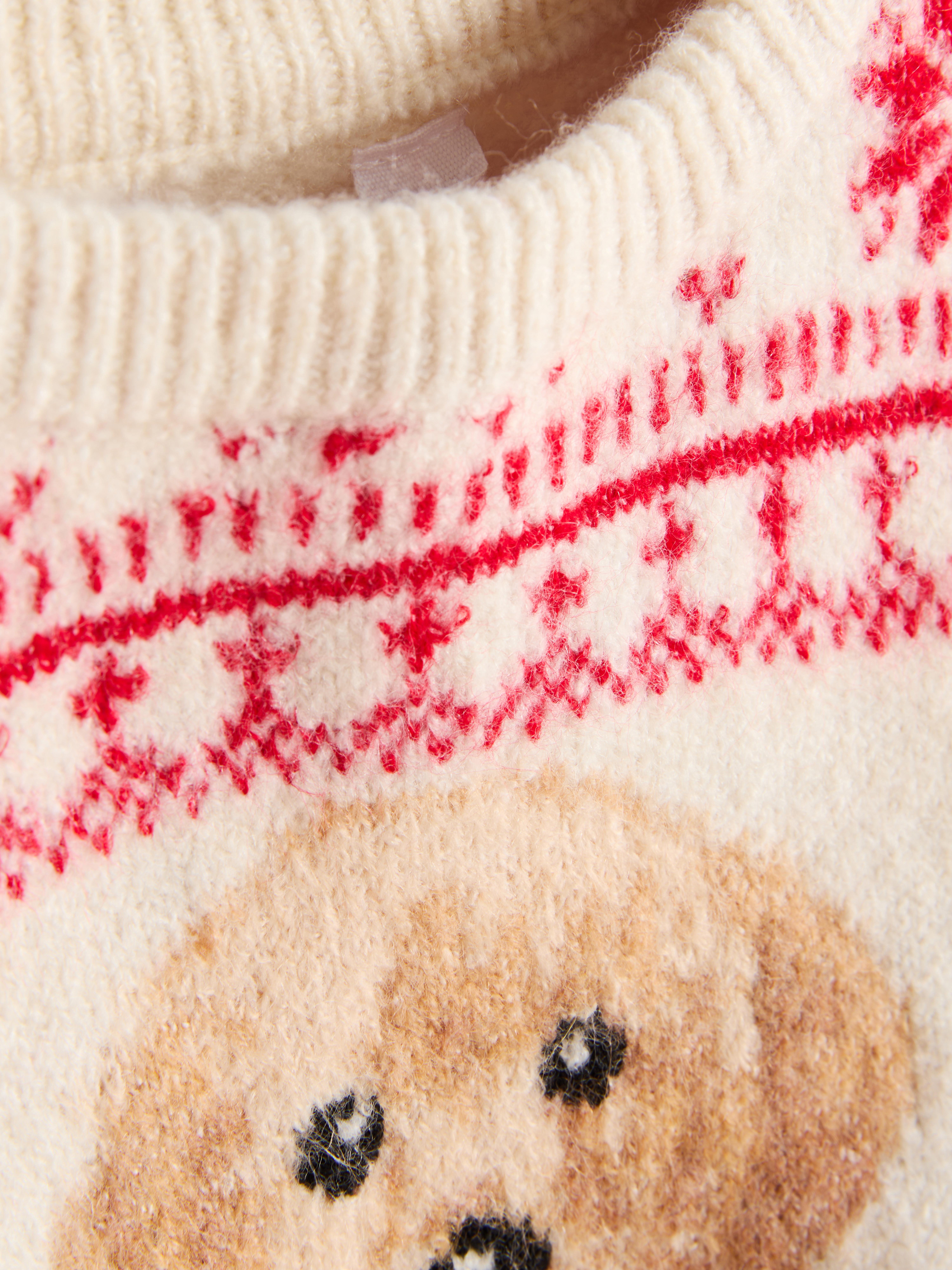 1-12yrs | Dog Fair Isle Family Christmas Sweater