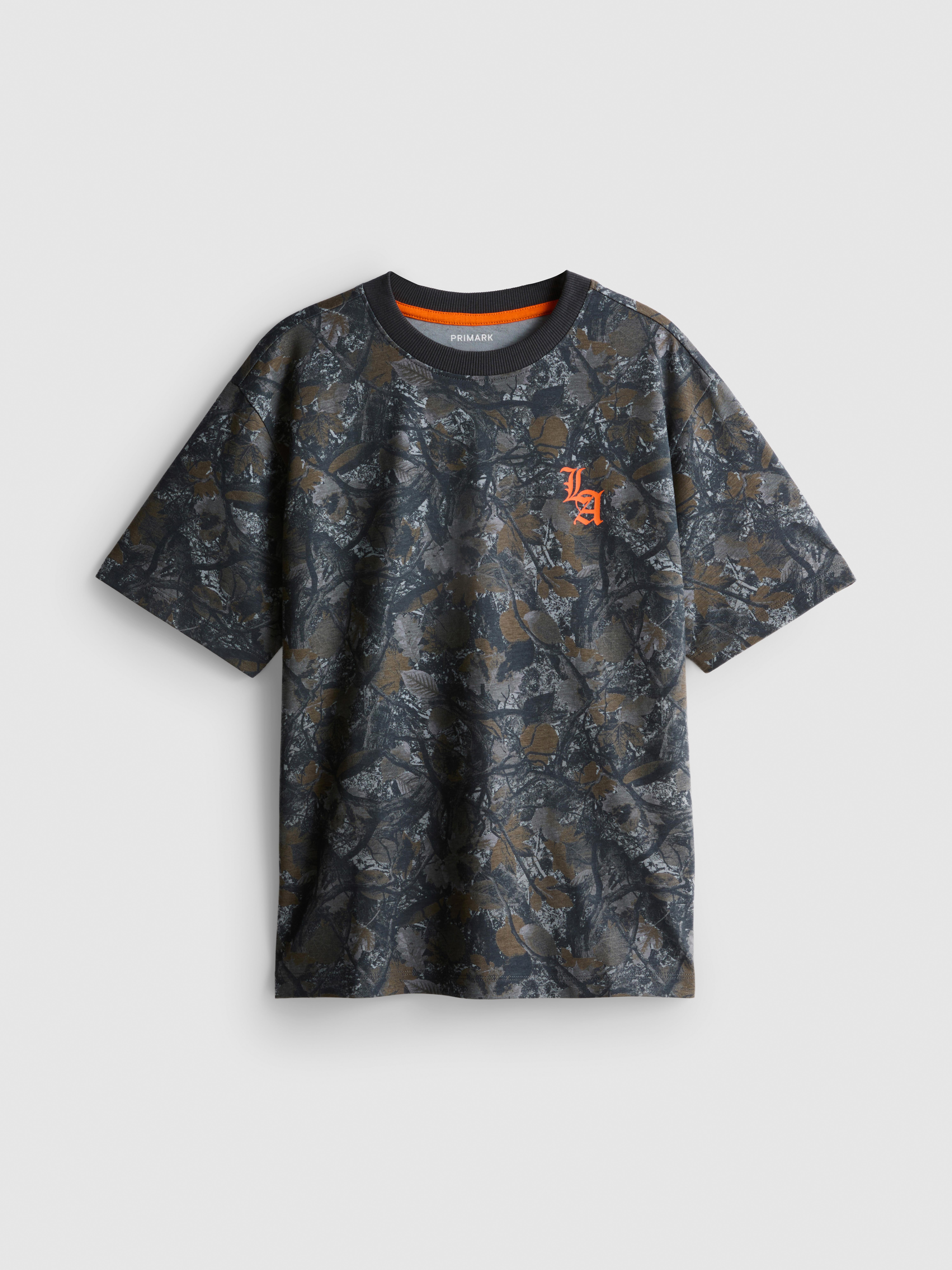 7-15yrs | Pure Cotton Camouflage T-Shirt