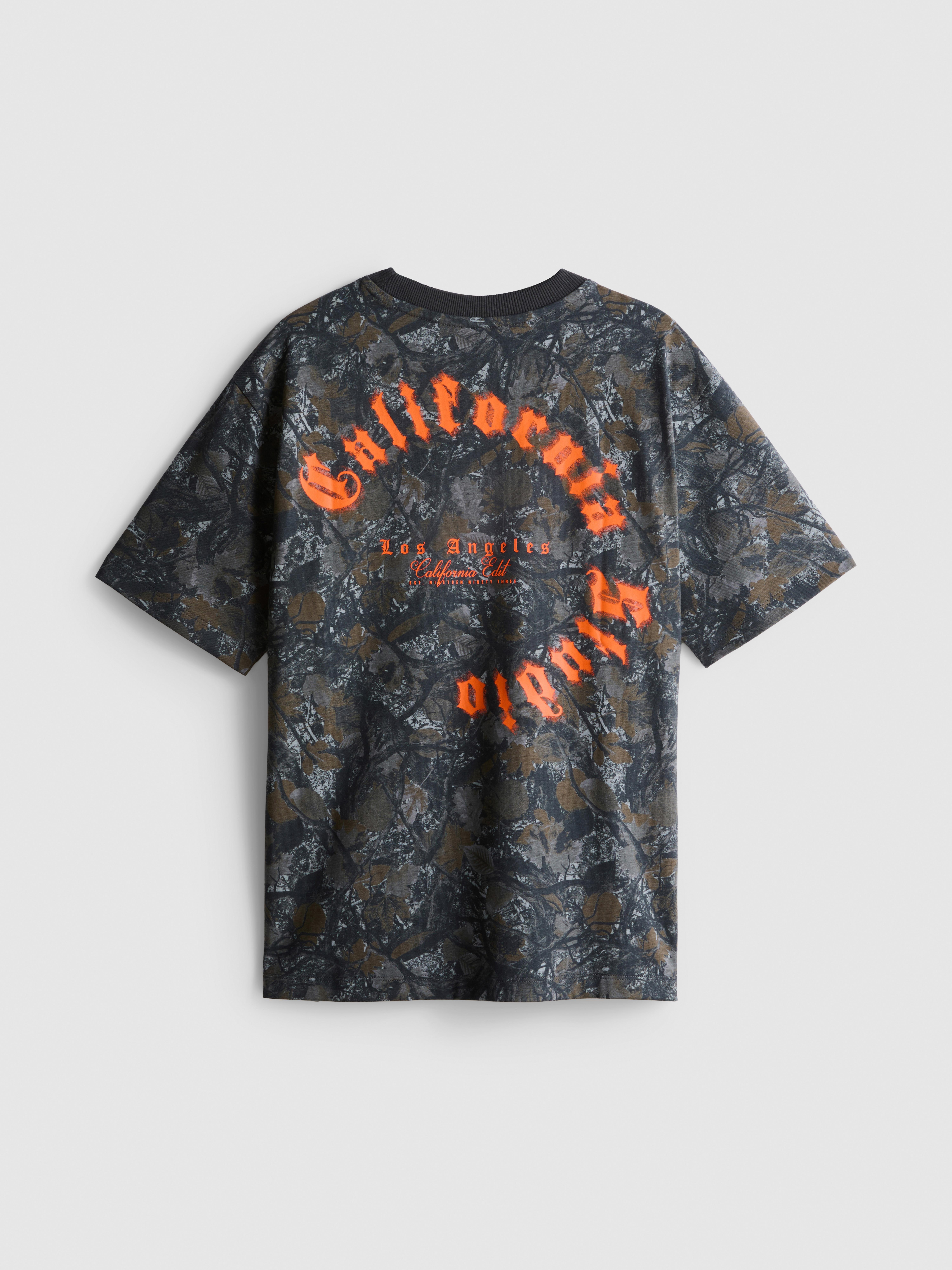 7-15yrs | Pure Cotton Camouflage T-Shirt