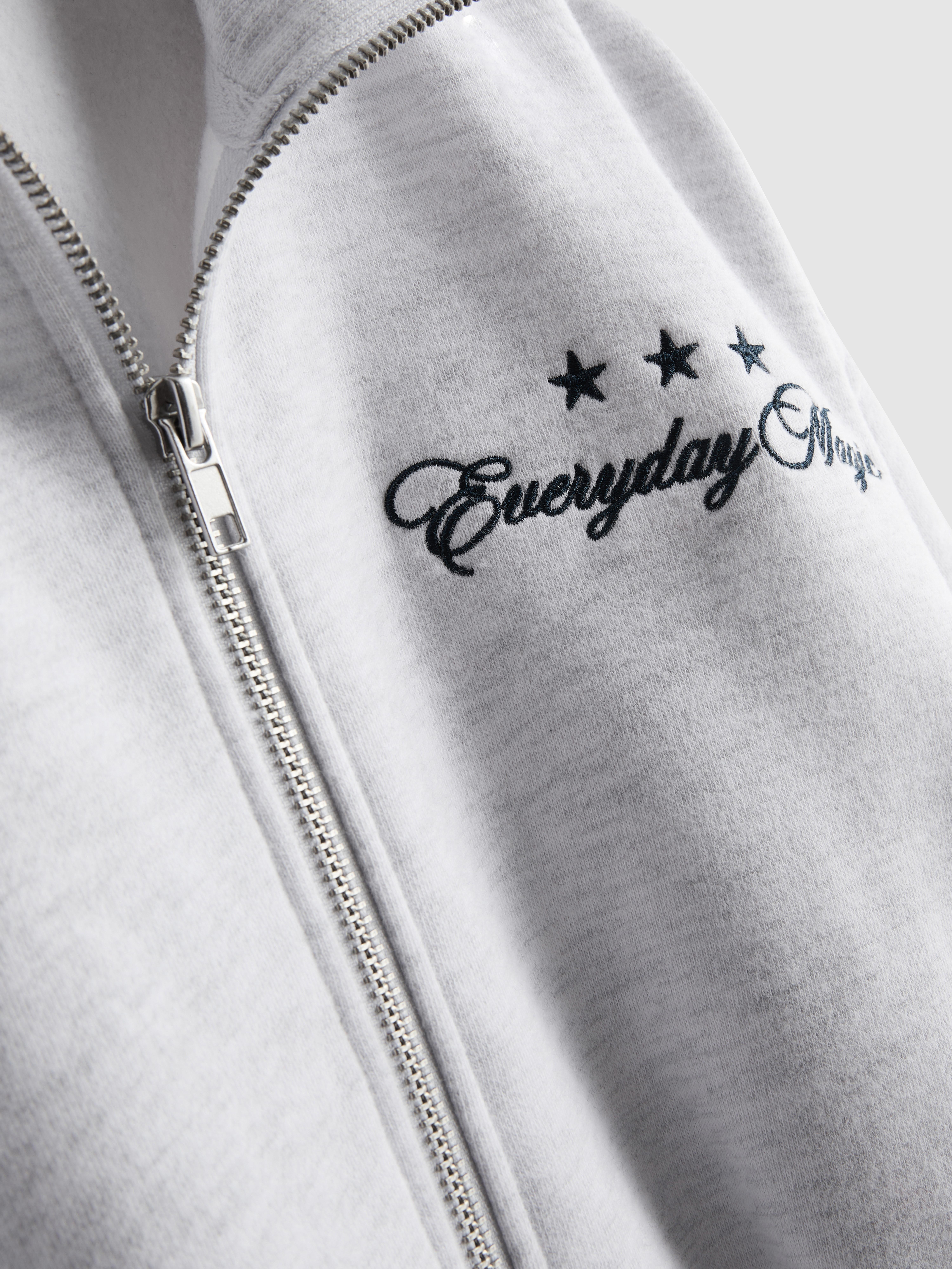 7-15yrs | Cotton-Rich High-Neck Zip-Up Sweatshirt