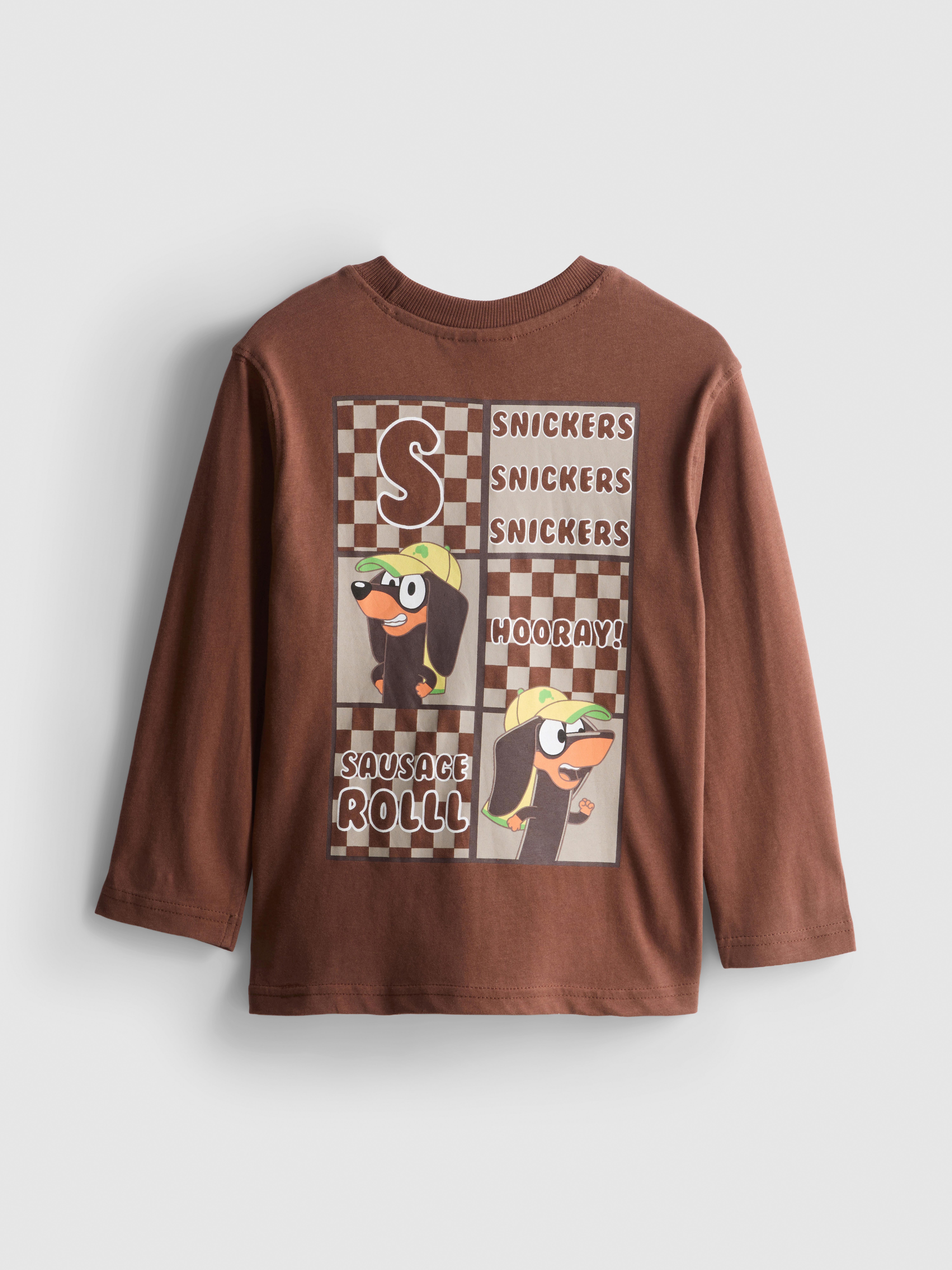1-9yrs | Bluey Snickers Long Sleeve T-Shirt